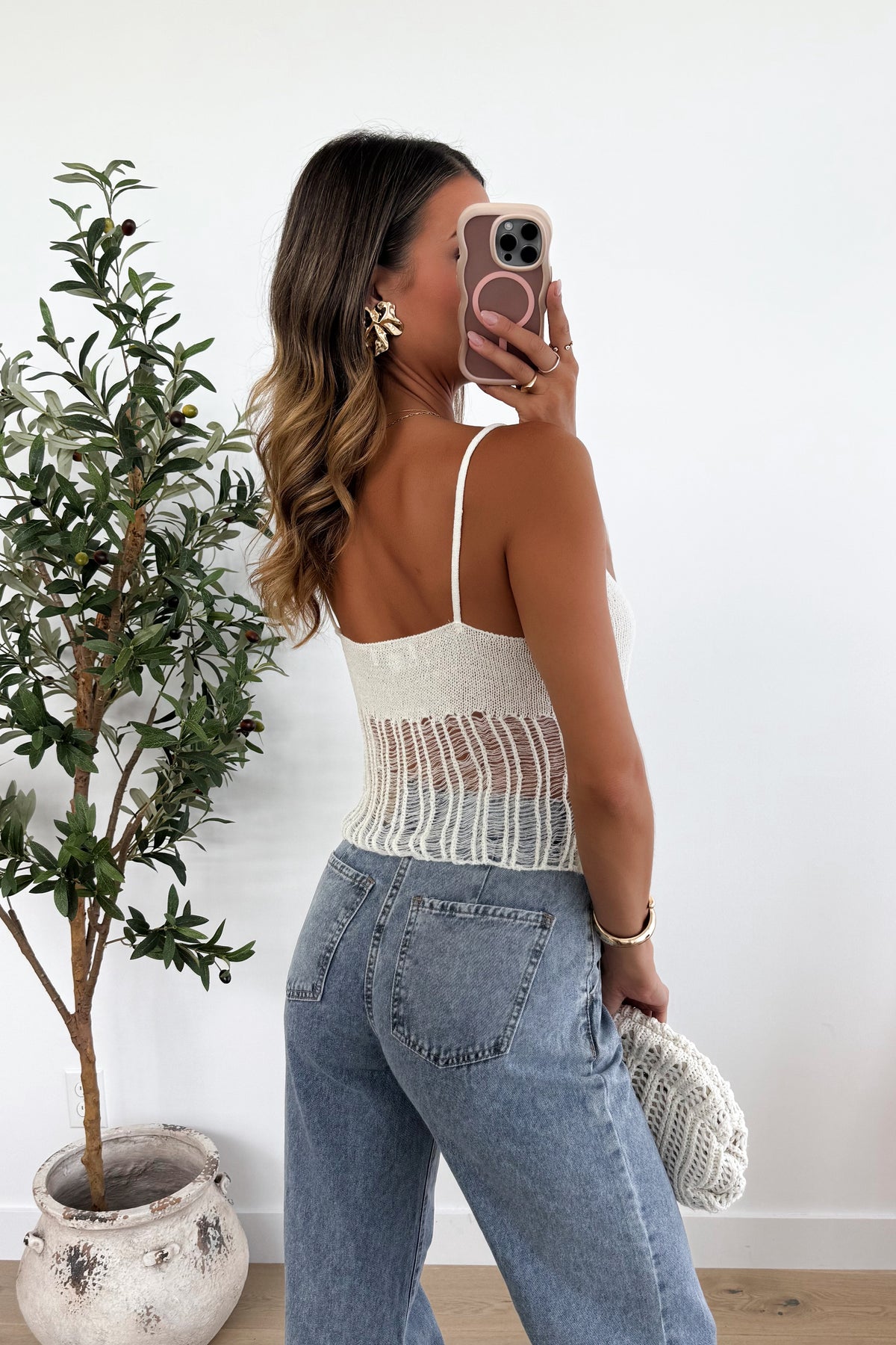 DELICATE - Beige Top