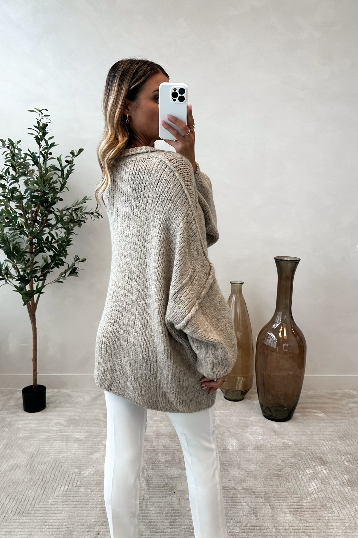 FLAVIE - Pull / Taupe