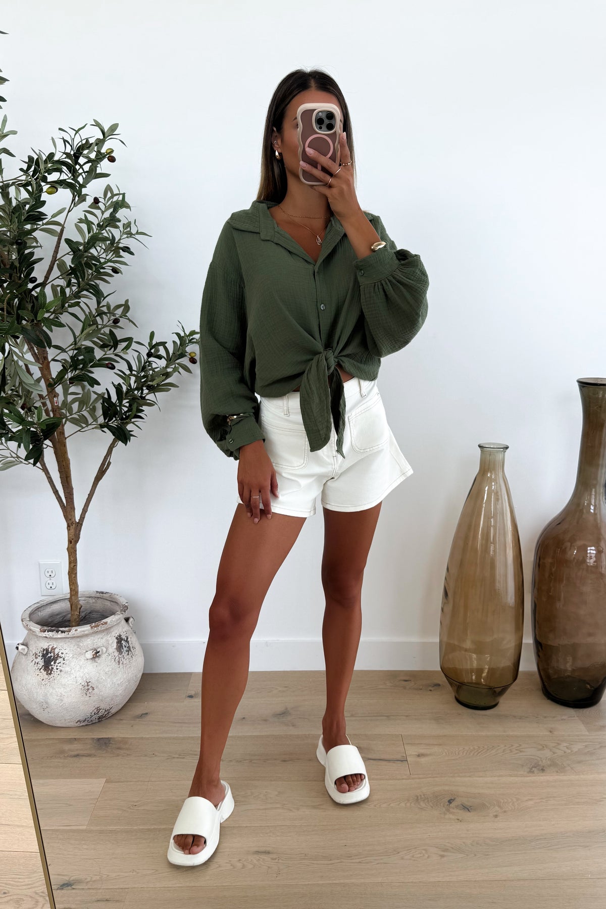 MAGALIE - Khaki Shirt