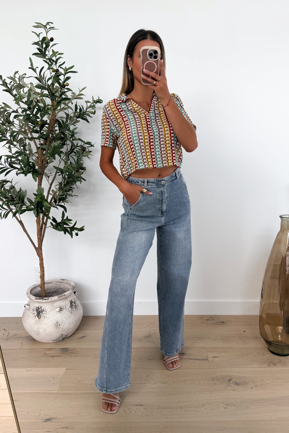 YSÉE - Burgundy Top