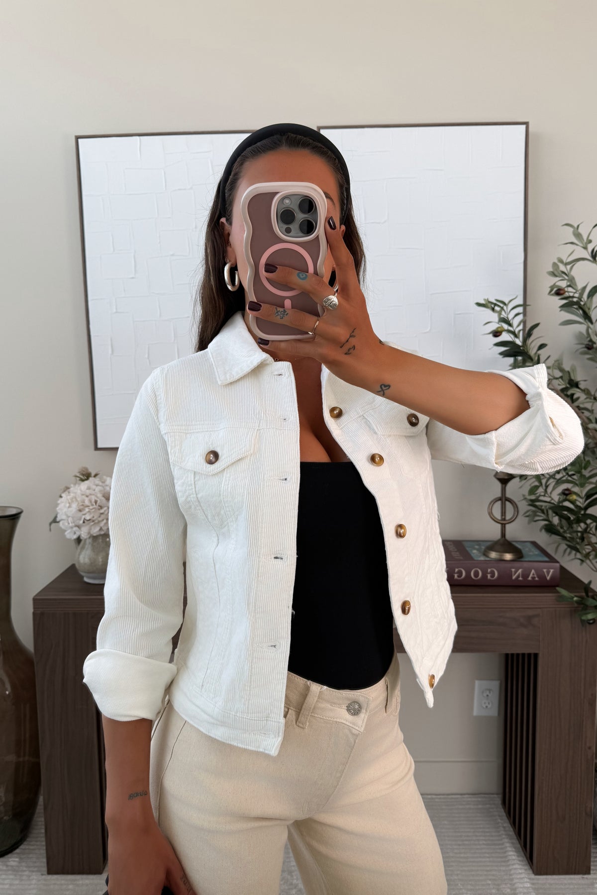 VANILLA - Gilet / Blanc Crème 