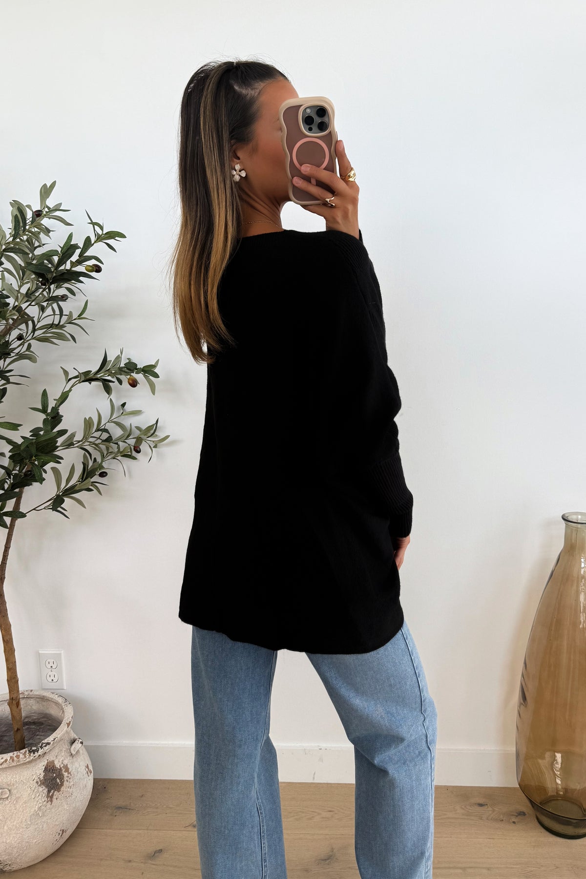 FABY - Long Black Sweater