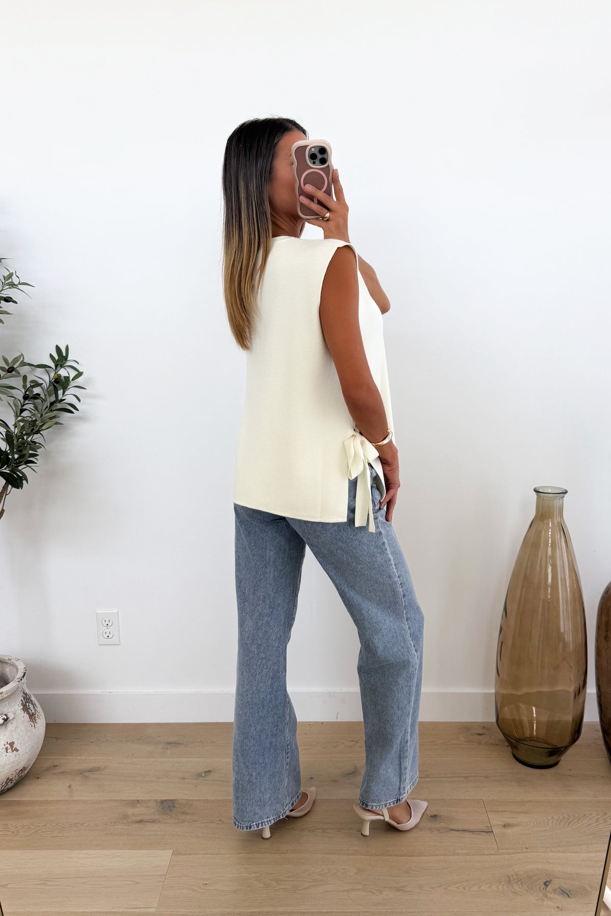 SABINE - Cream Top