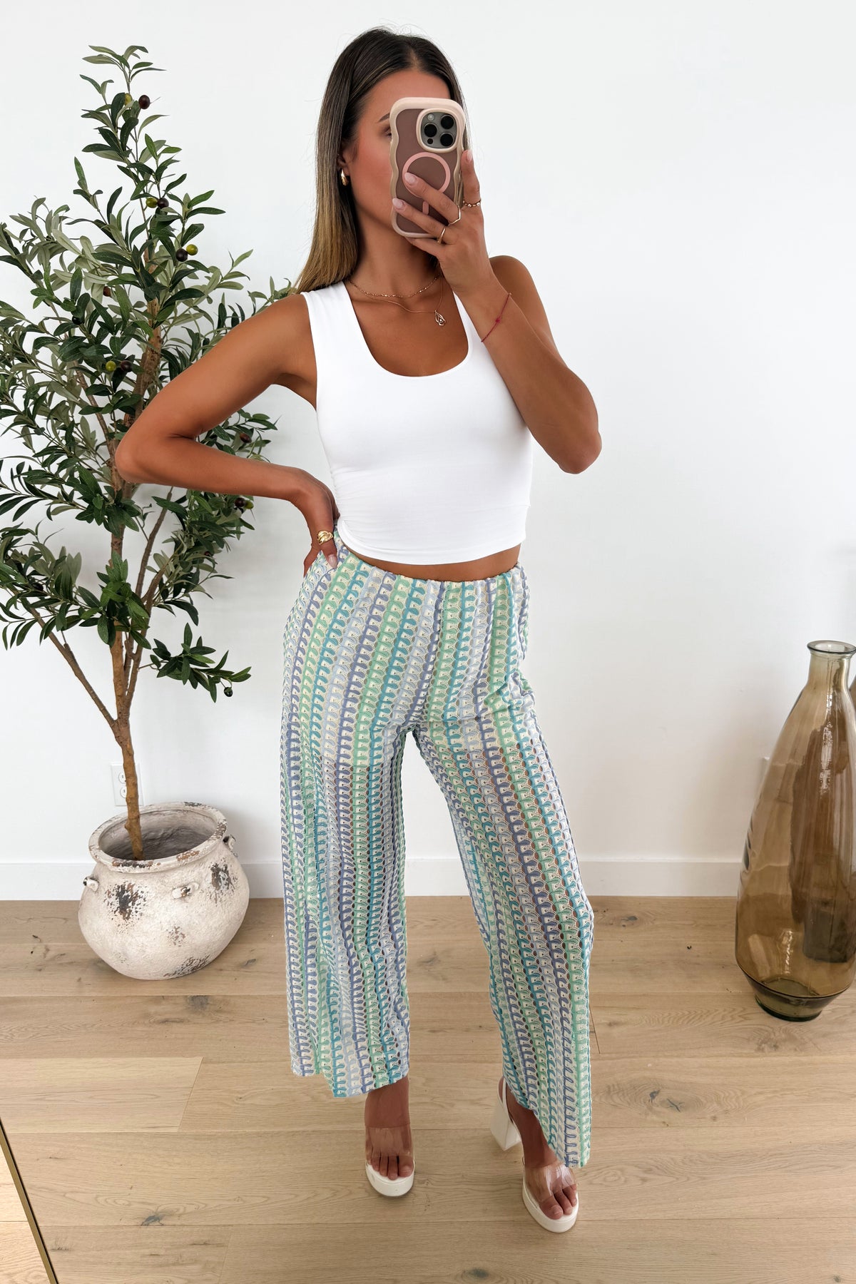 YSÉE - Pantalon / Turquoise