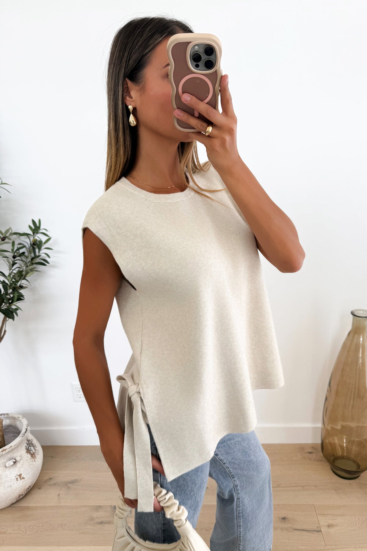 SABINE - Beige Top
