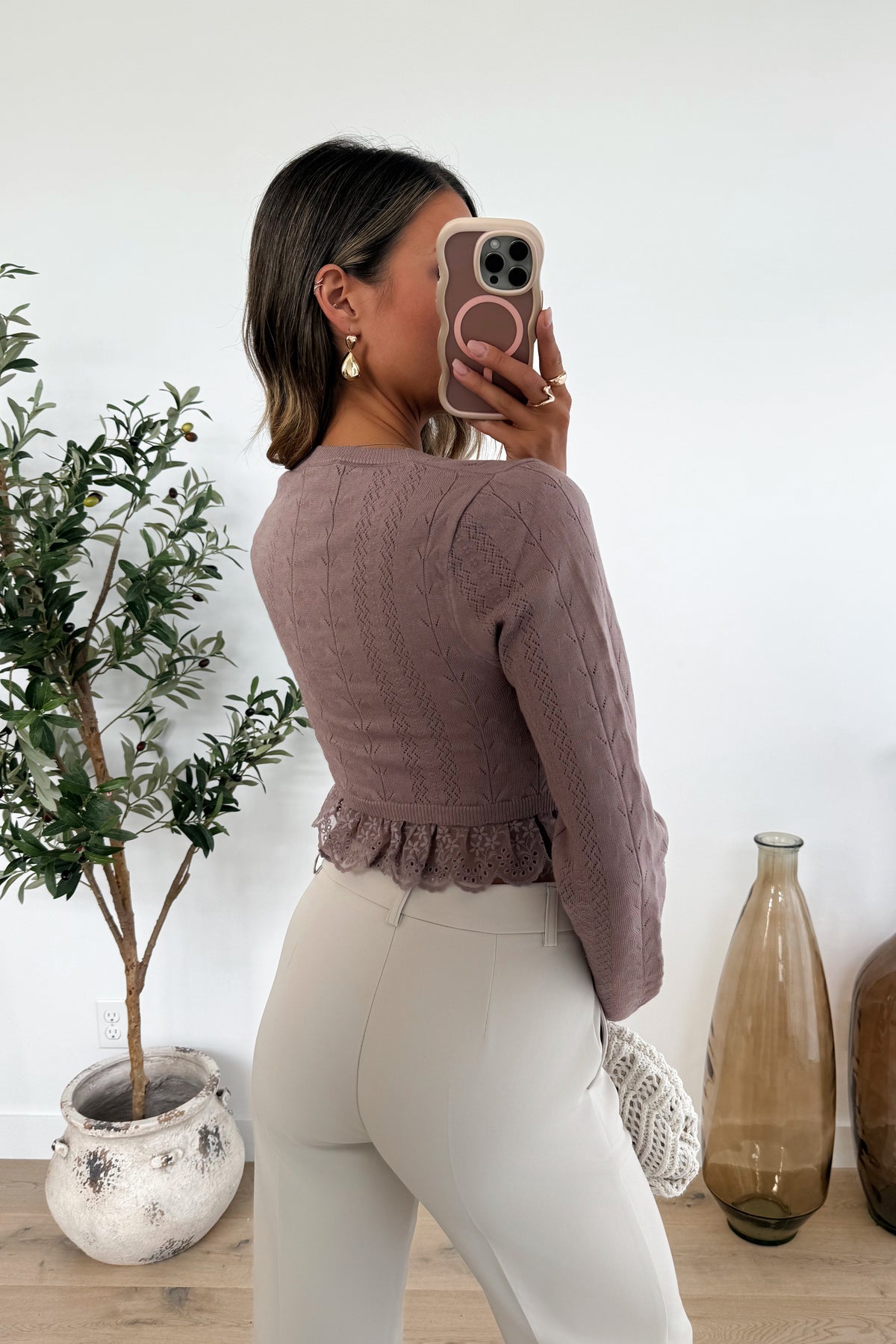 MUSELINE - Taupe Top