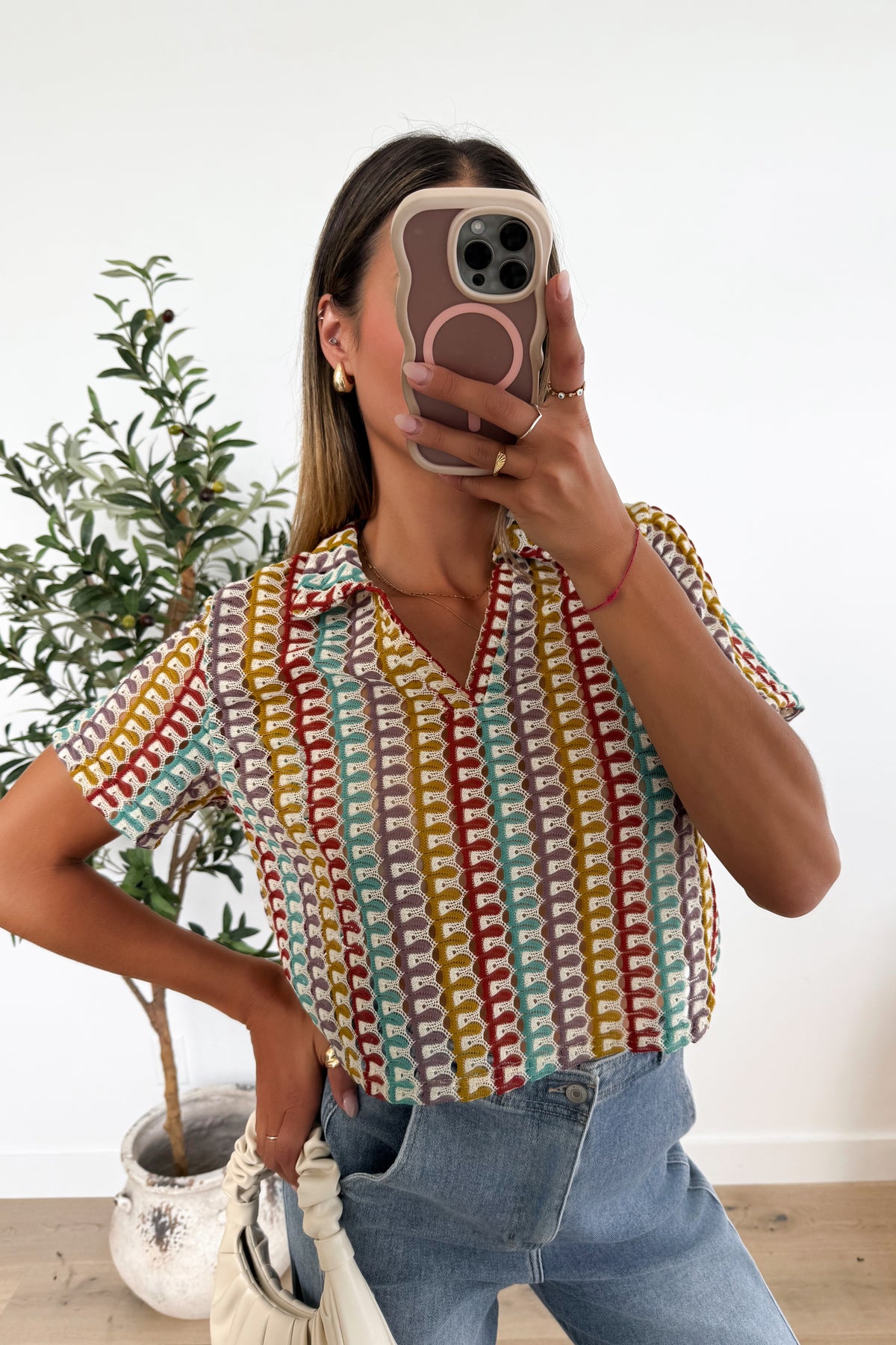 YSÉE - Burgundy Top