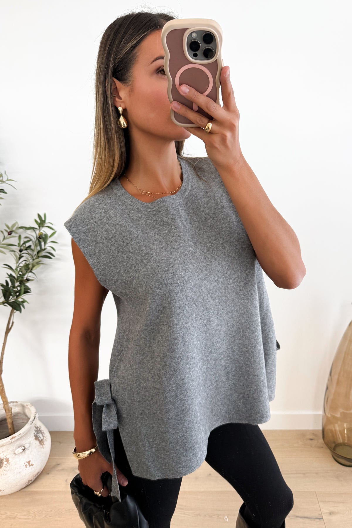 SABINE - Grey Top