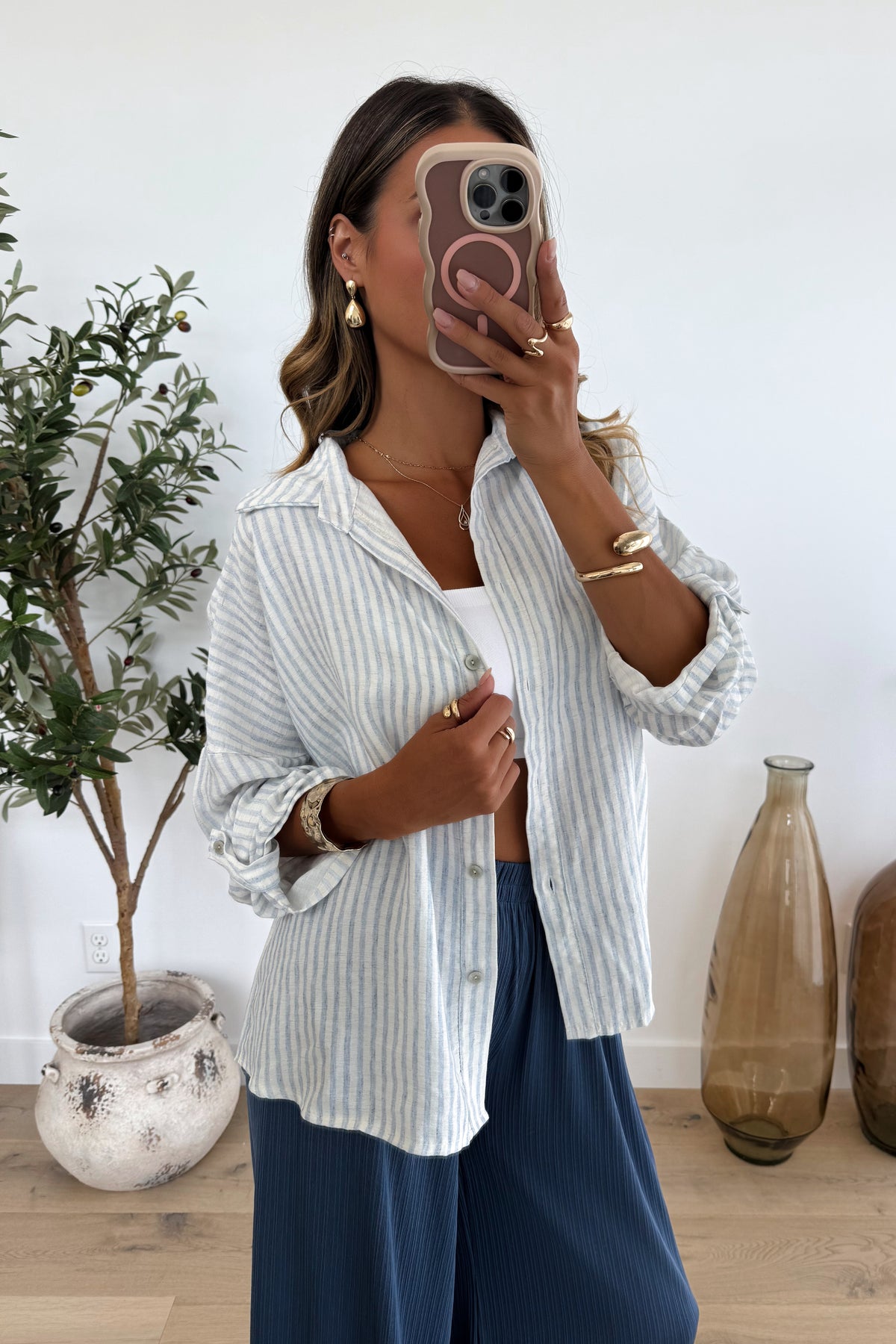 PAMPA - Light Blue Shirt