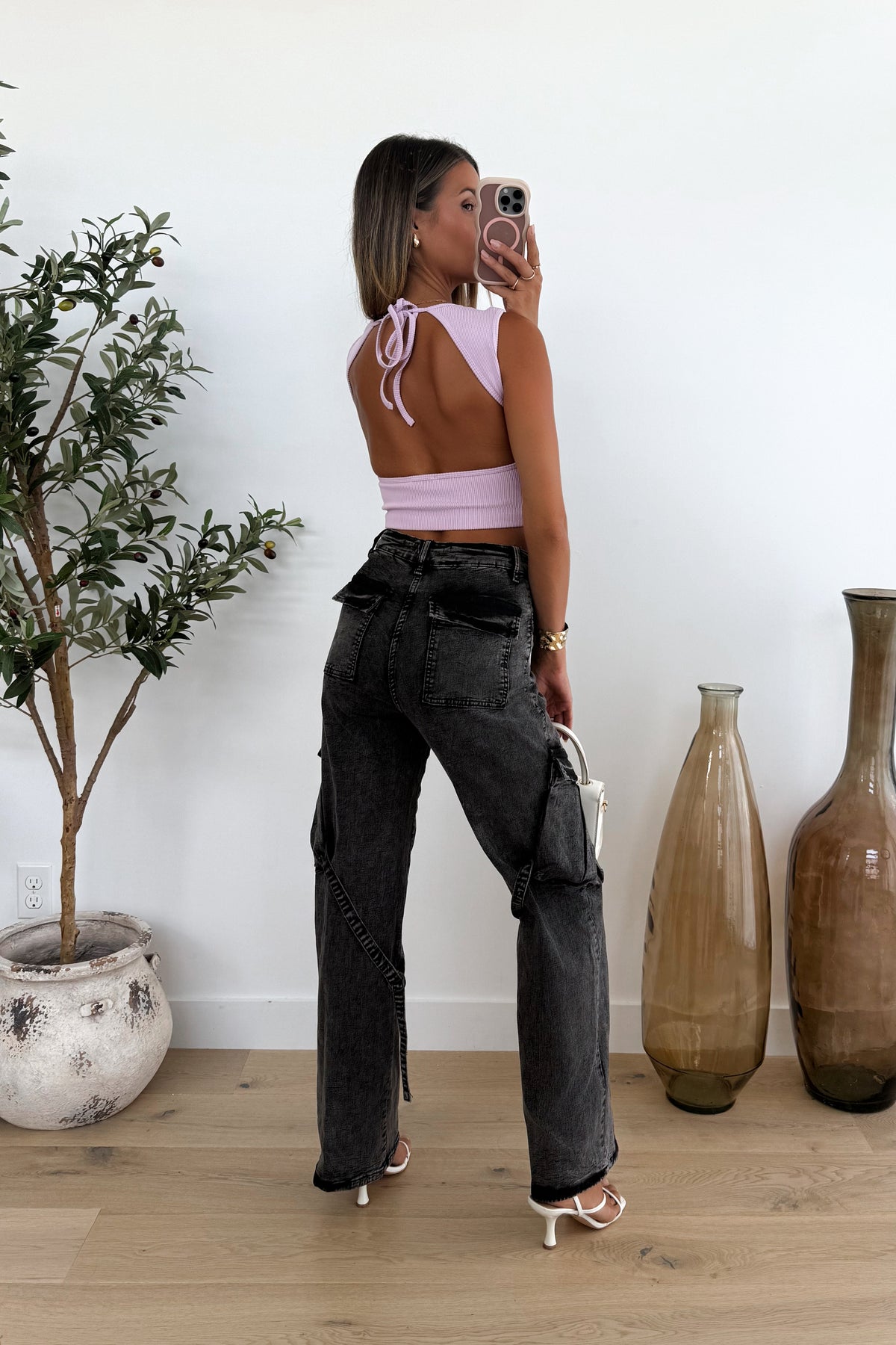 GAYA - Lilac Crop Top