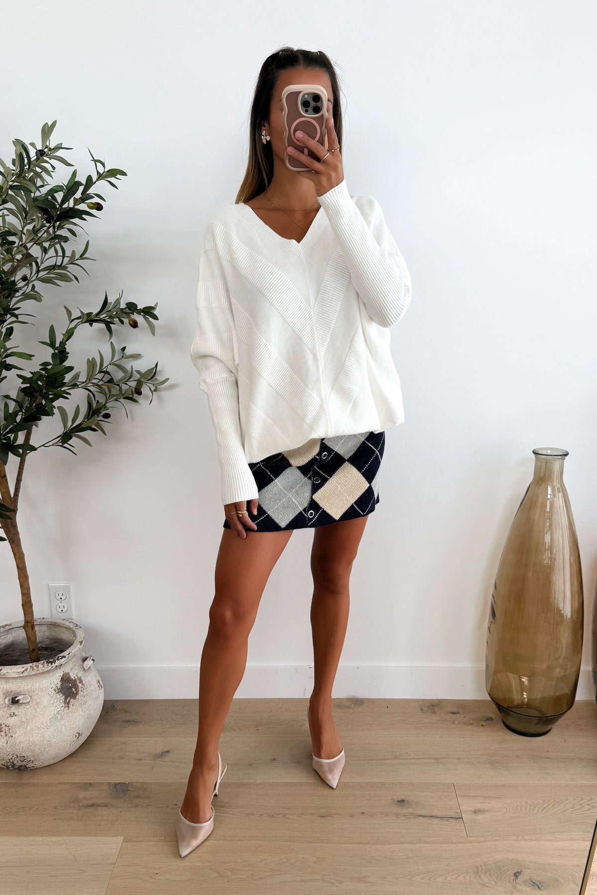 FABY - Long White Sweater