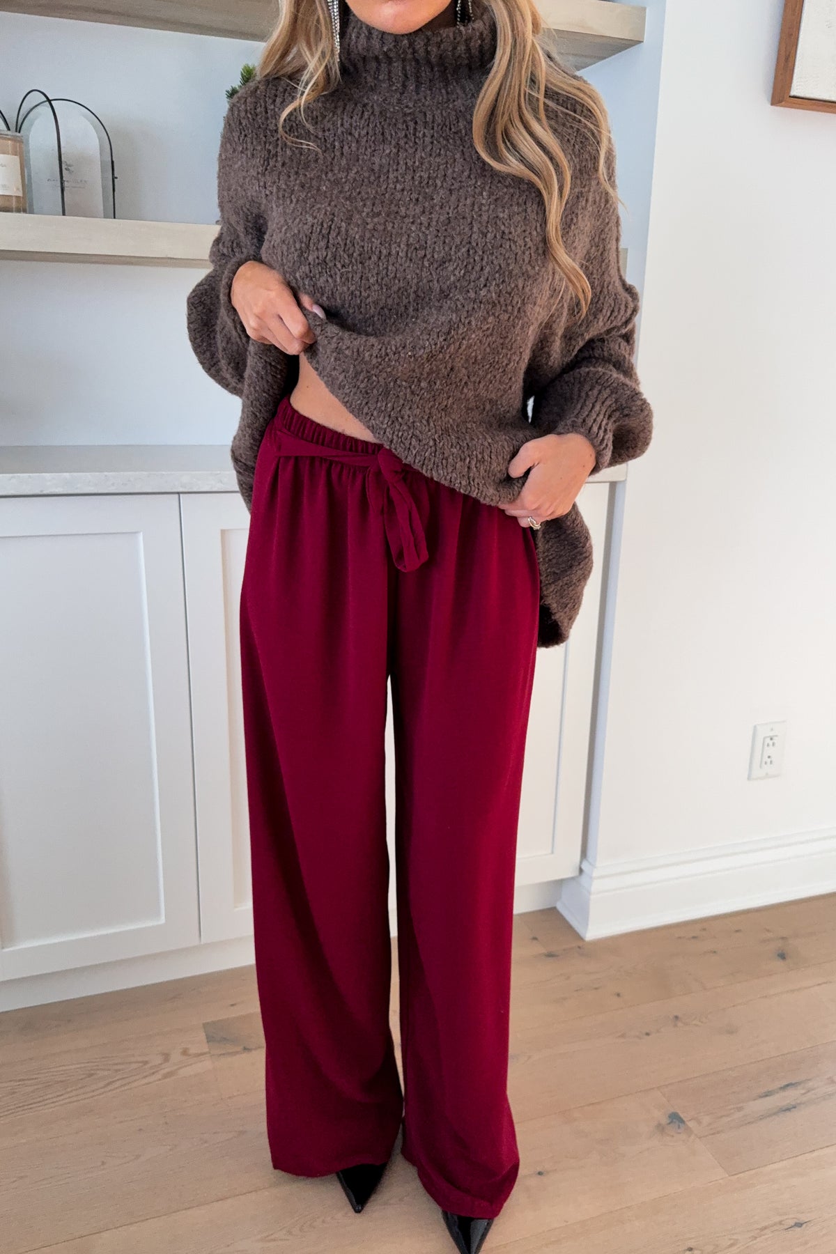 SPEEDY - Burgundy Pants