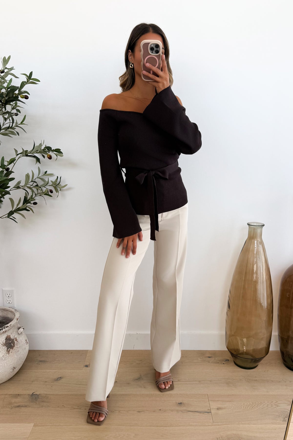 ESTELLE - Brown Top