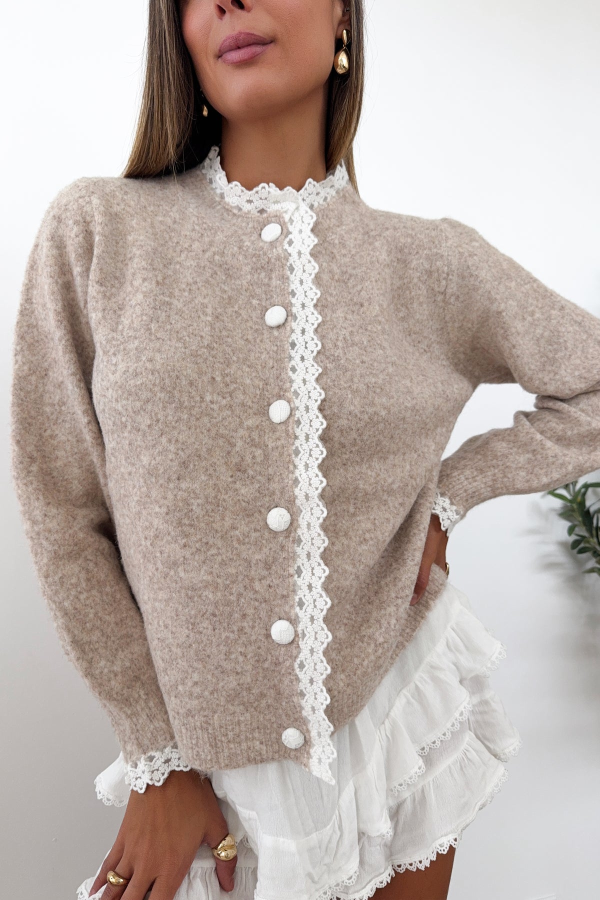 MILIE - Taupe Sweater