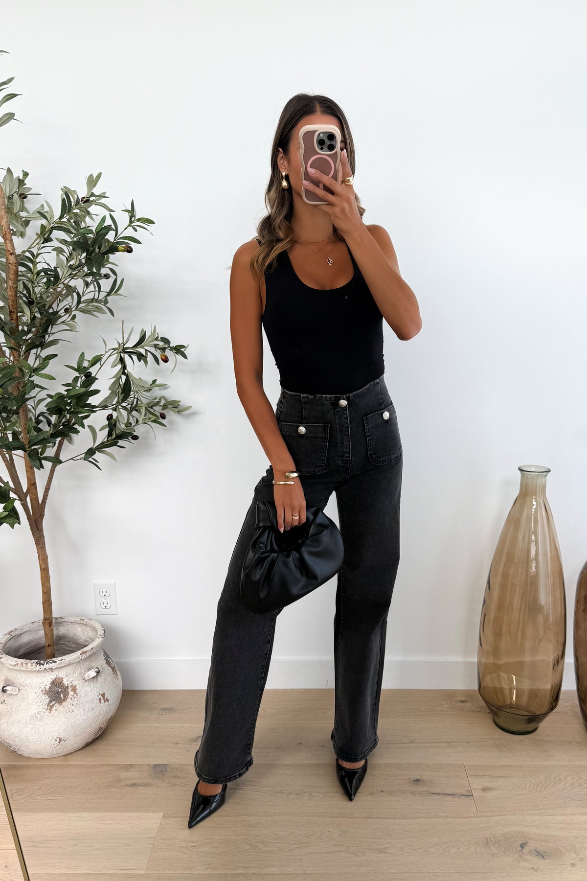ARON - Charcoal Jeans