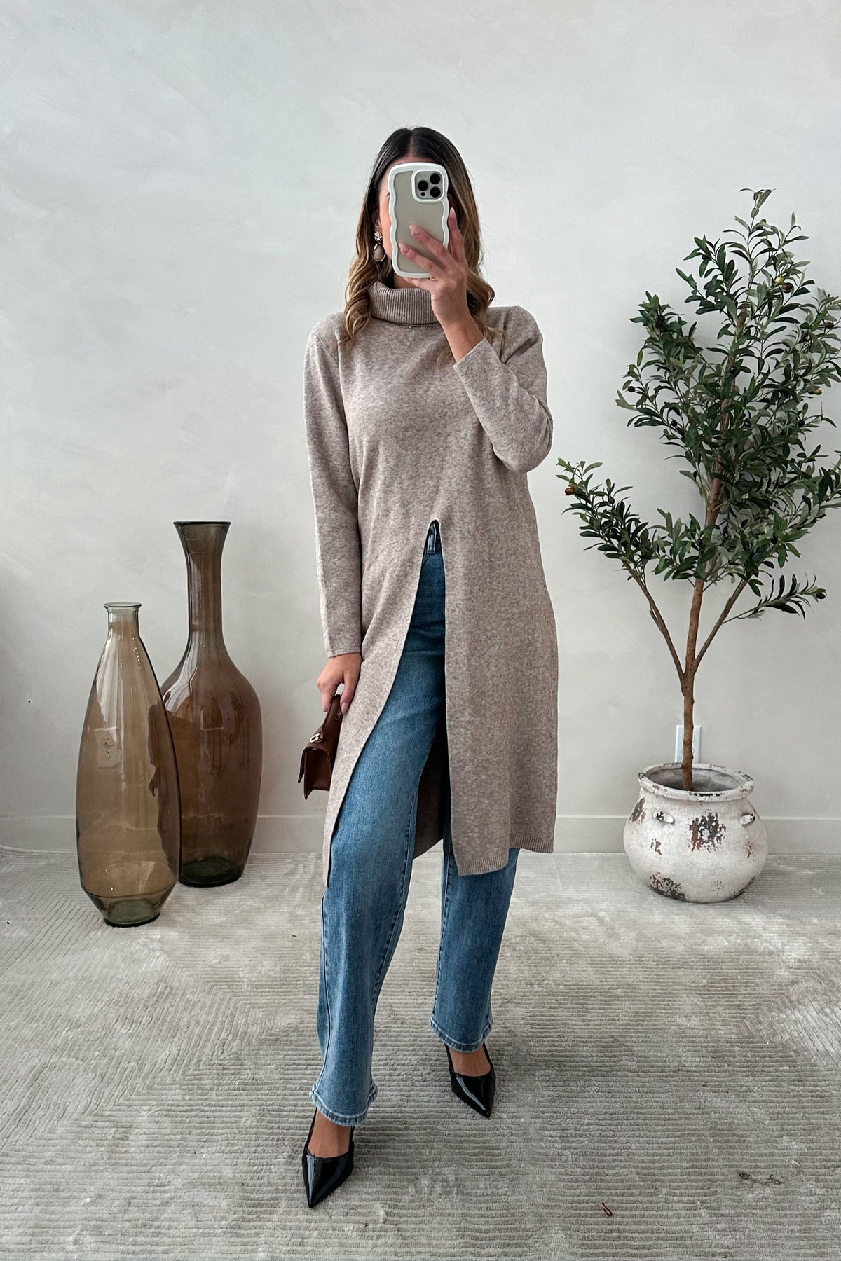 SHE'S COLD - Pull Long / Taupe