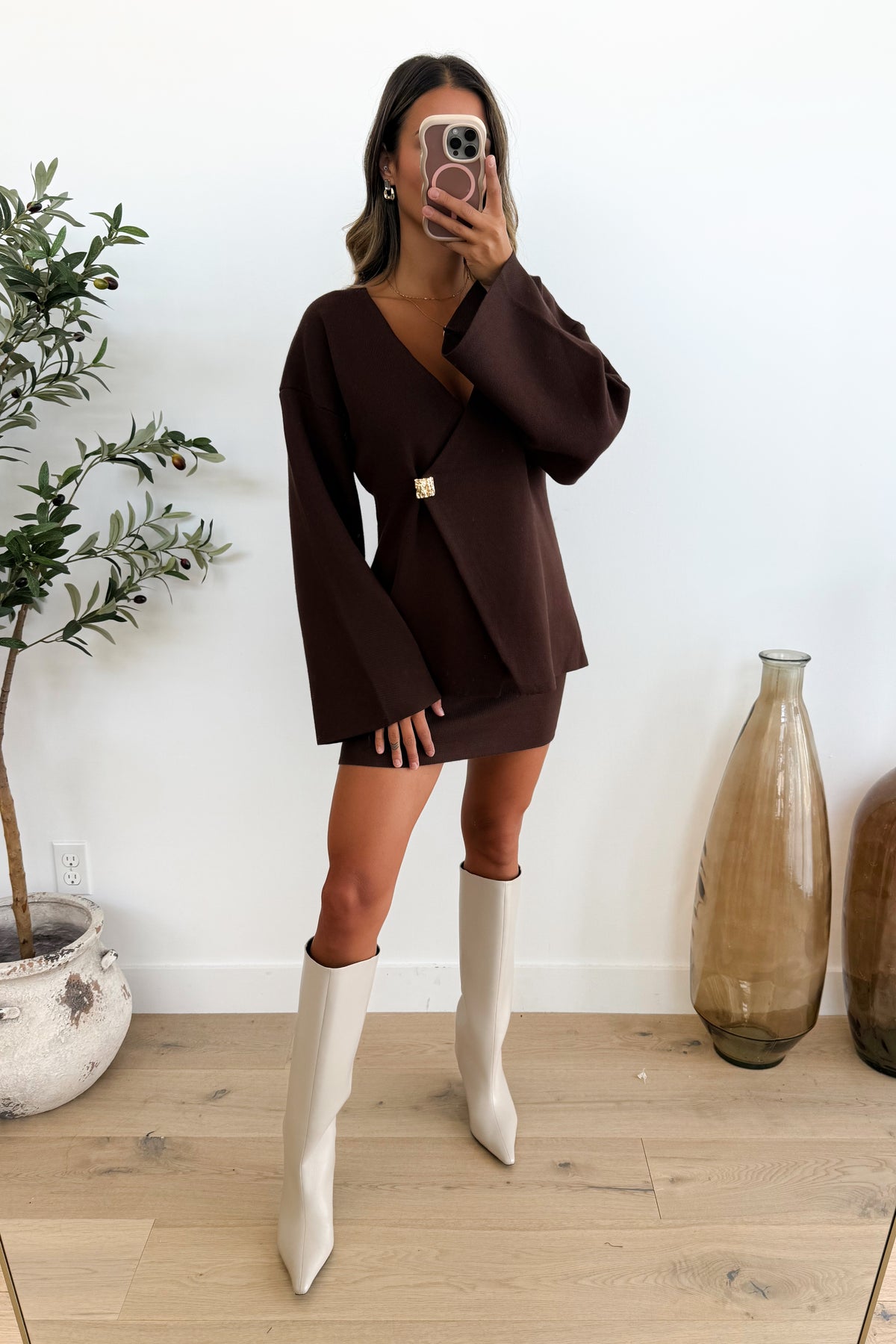 MELINDA - Brown Skirt