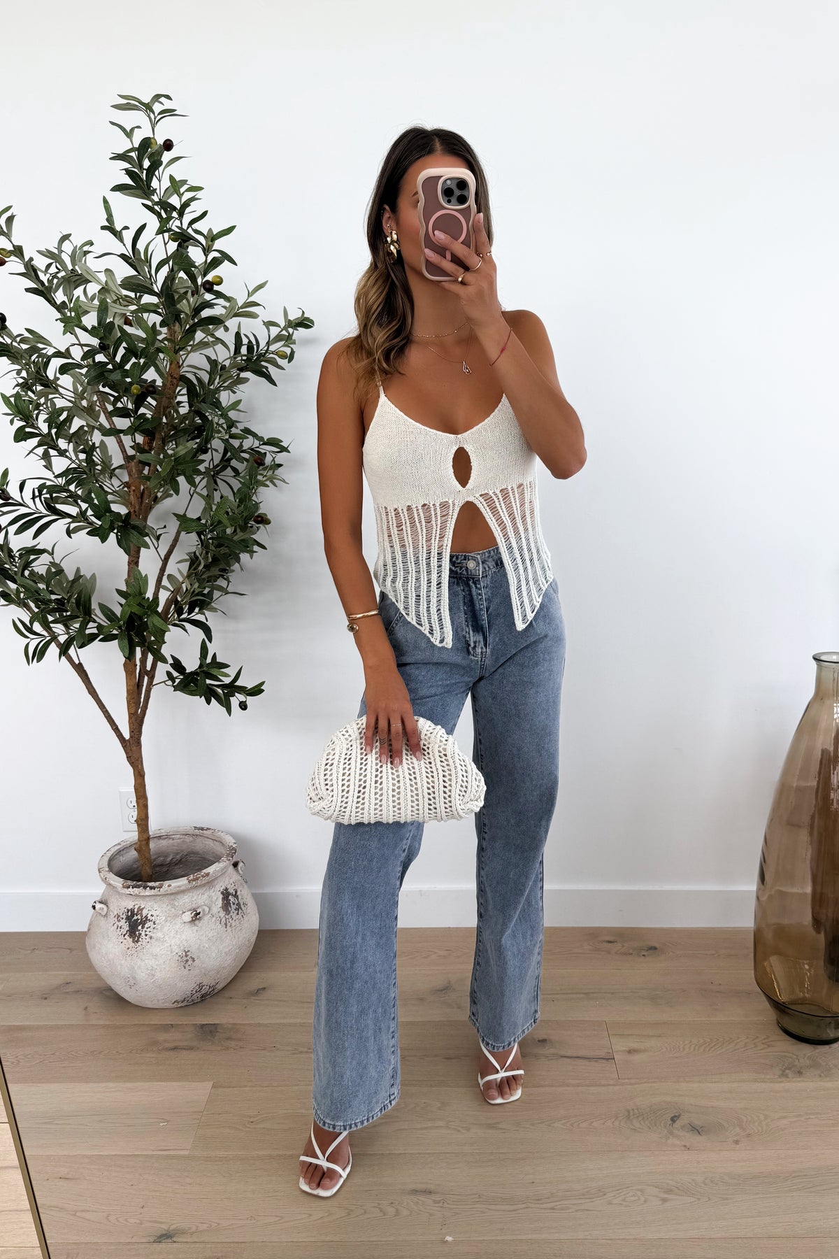 DELICATE - Beige Top