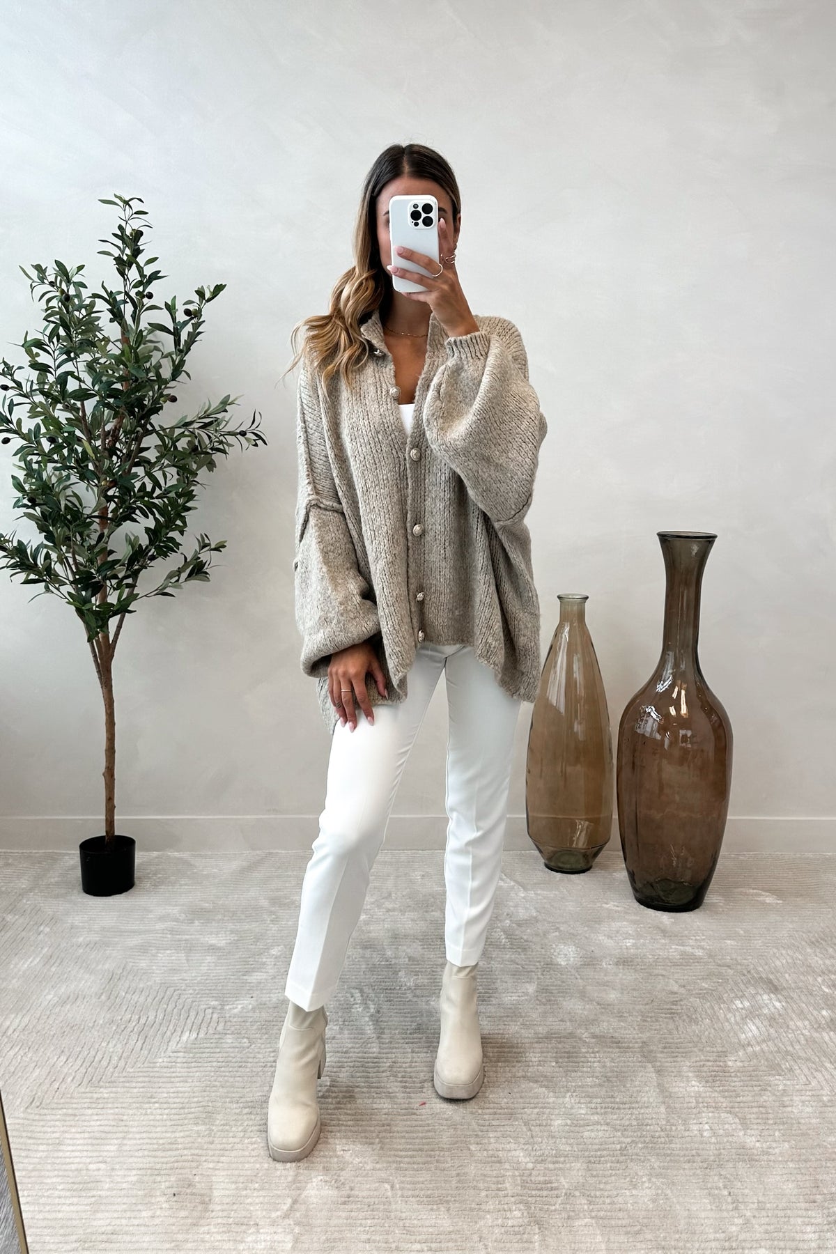 FLAVIE - Pull / Taupe