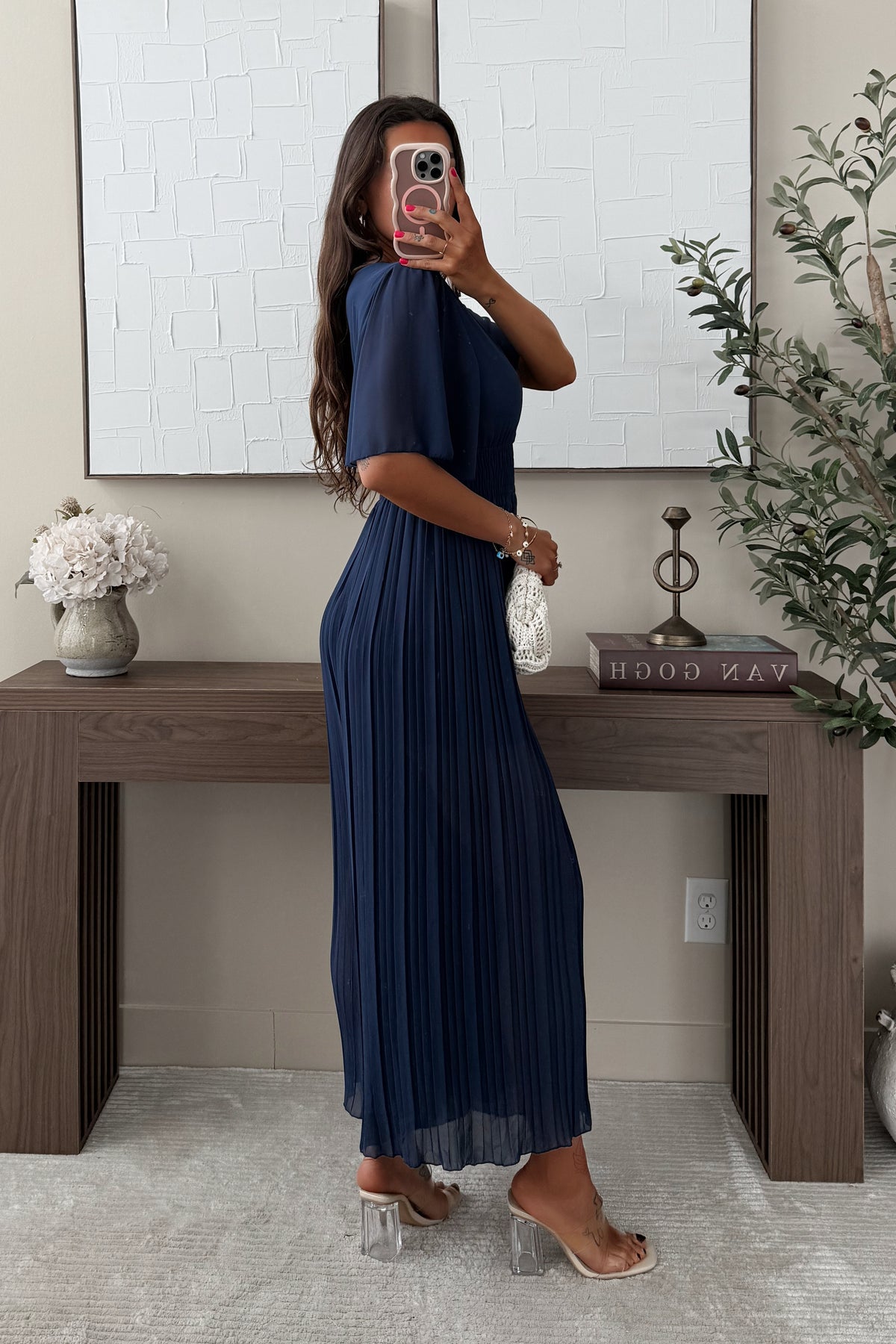 CHLORIS - Navy Jumpsuit