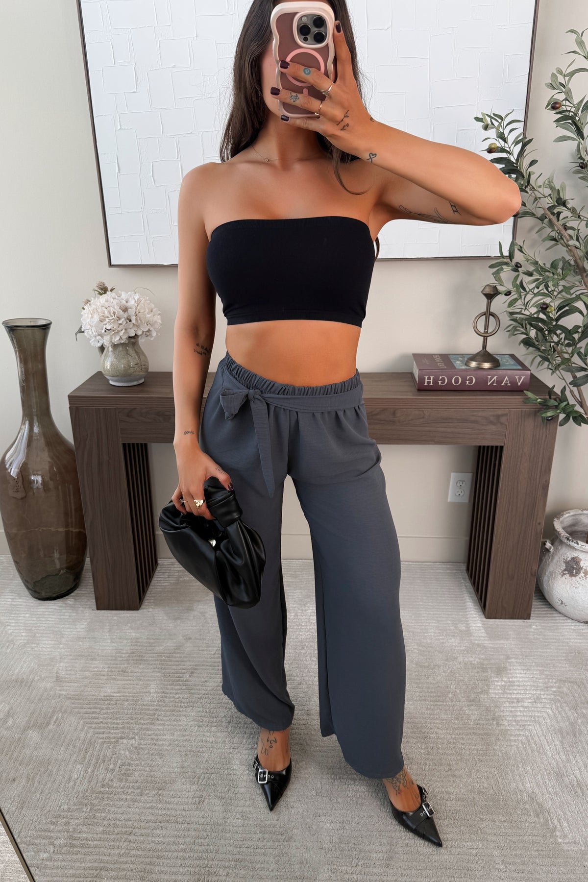 SPEEDY - Charcoal Pants