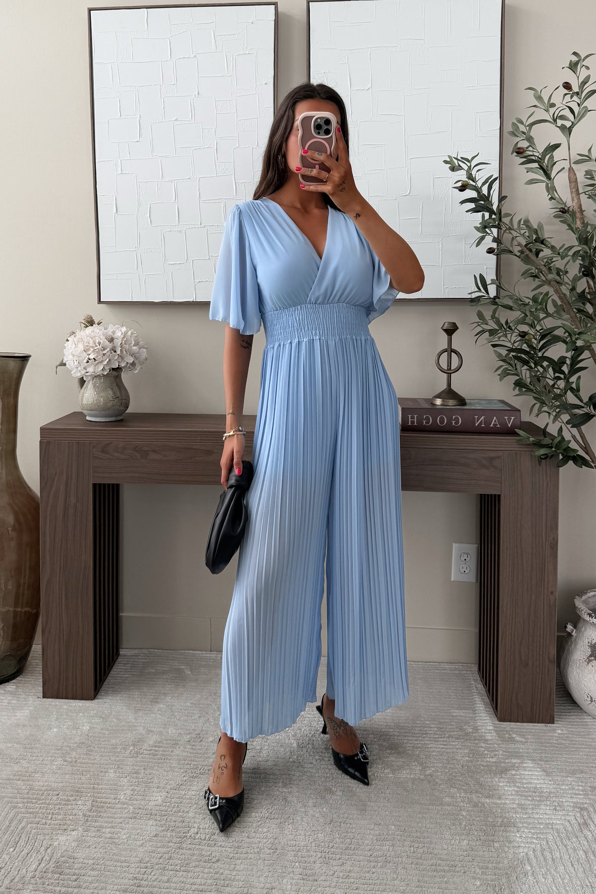CHLORIS - Baby Blue Jumpsuit