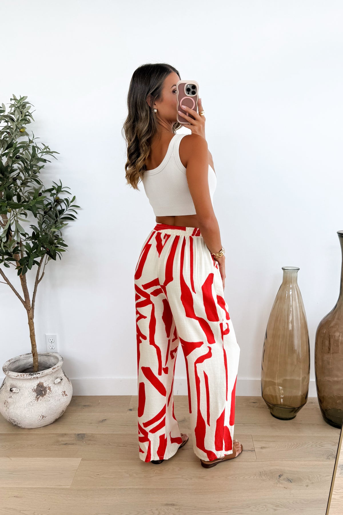 MOCHA - Pantalon / Rouge