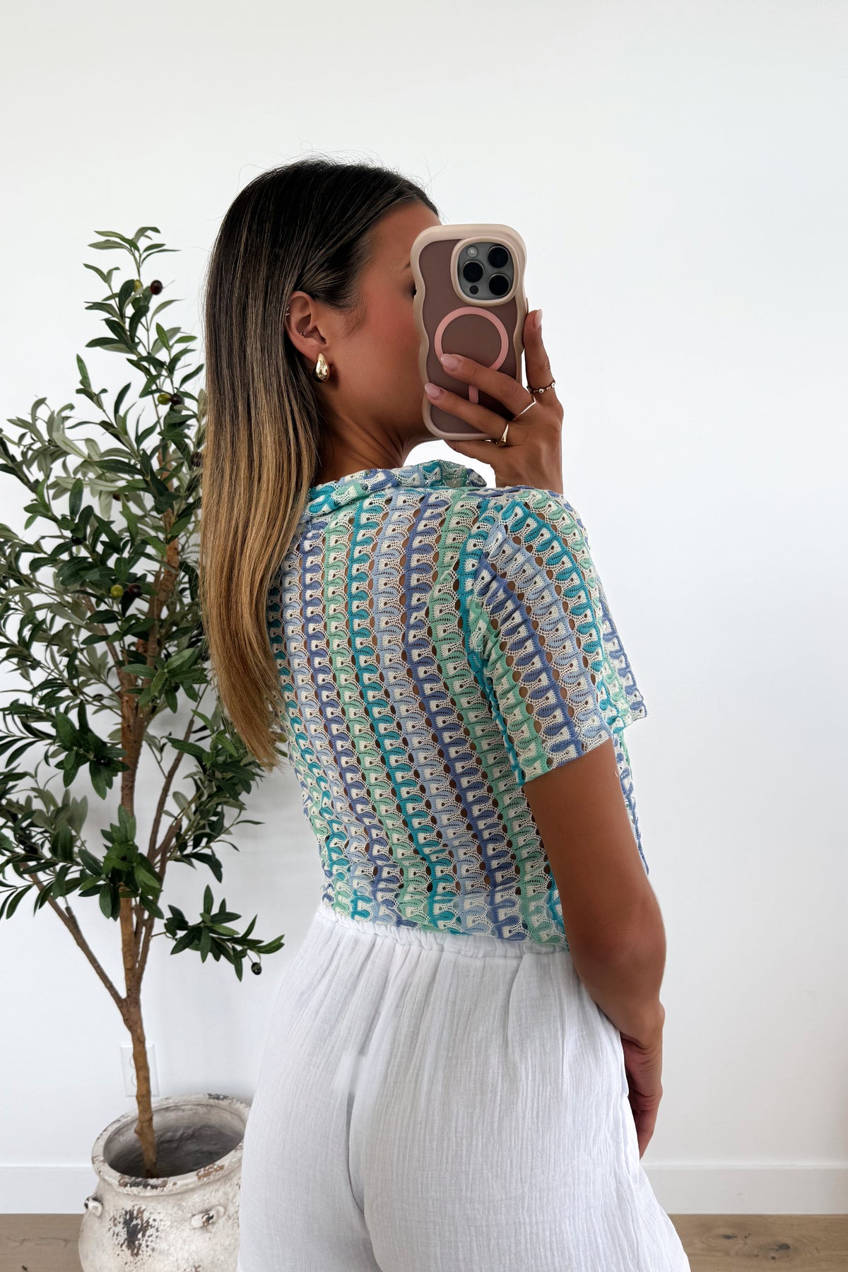 YSÉE - Turquoise Top