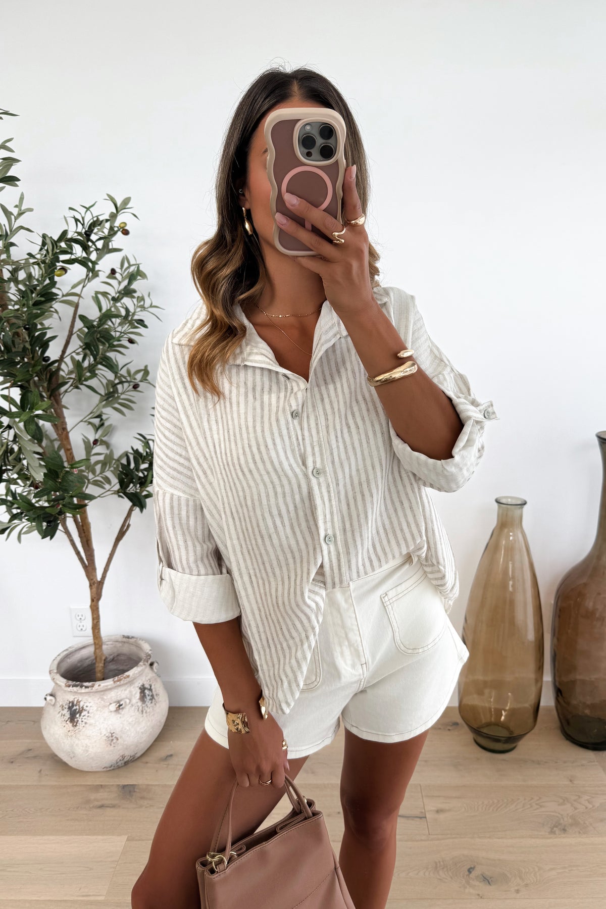 PAMPA - Chemise / Kaki