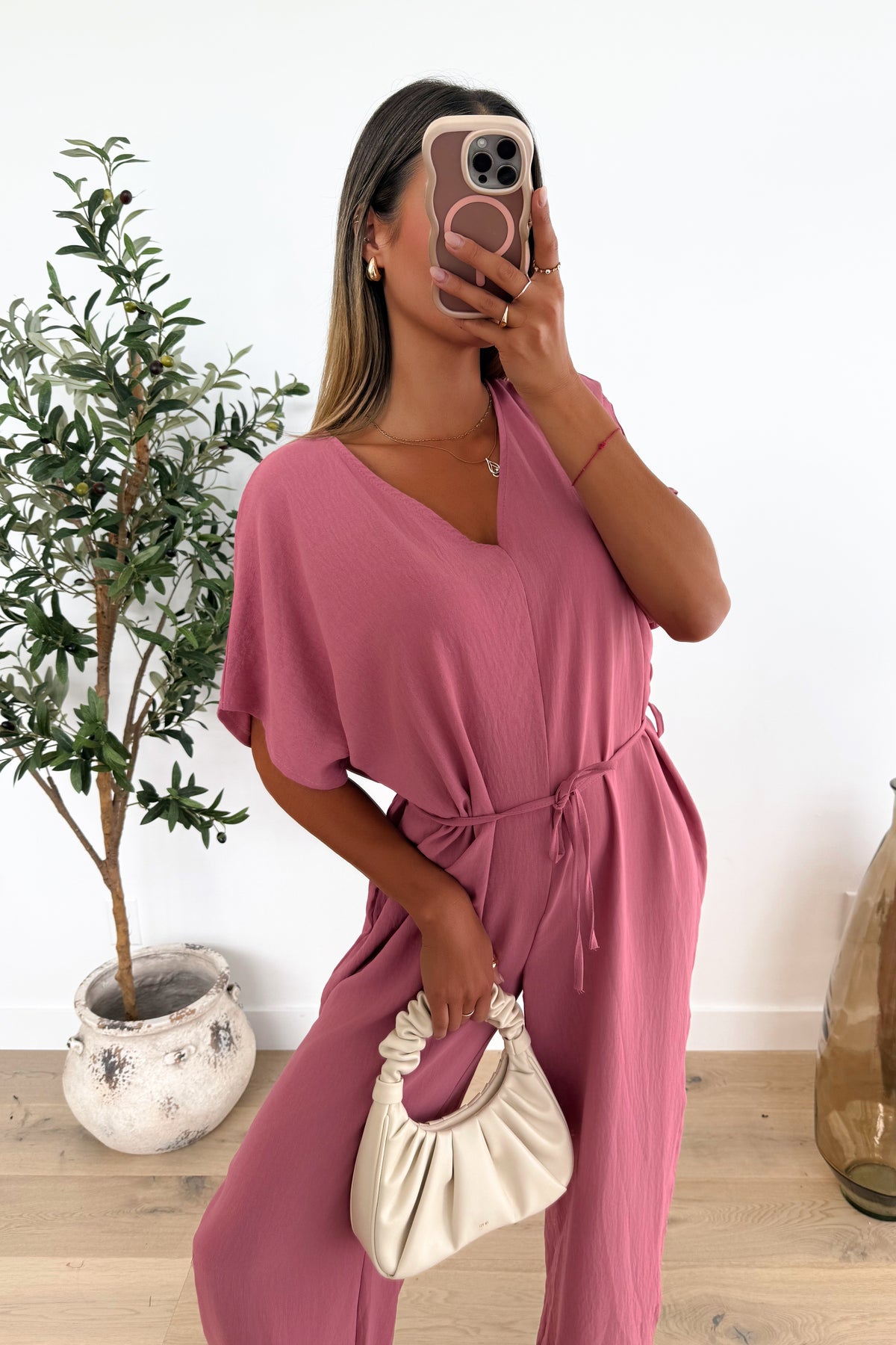 GABRIELLA - Old Pink Jumpsuit