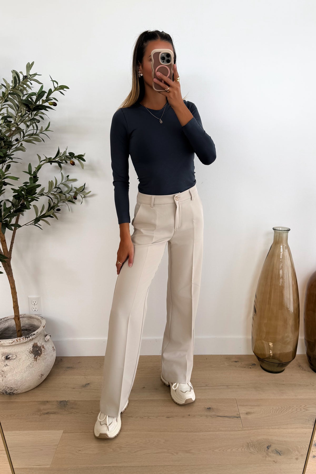 HARRIS - Blue Long Sleeve Top