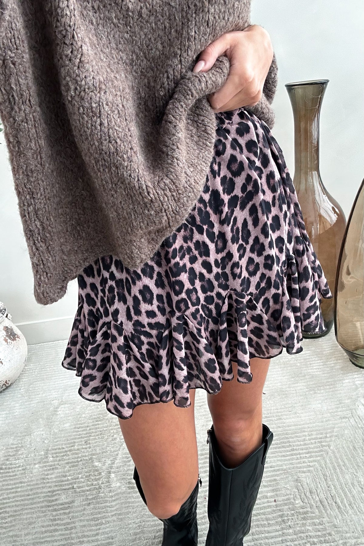 SIGNATURE - Leopard Skirt