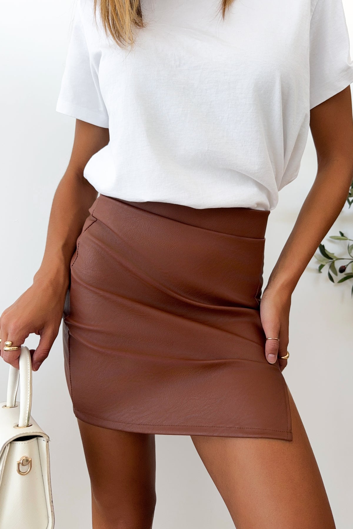 BRITNEY - Brown Skirt