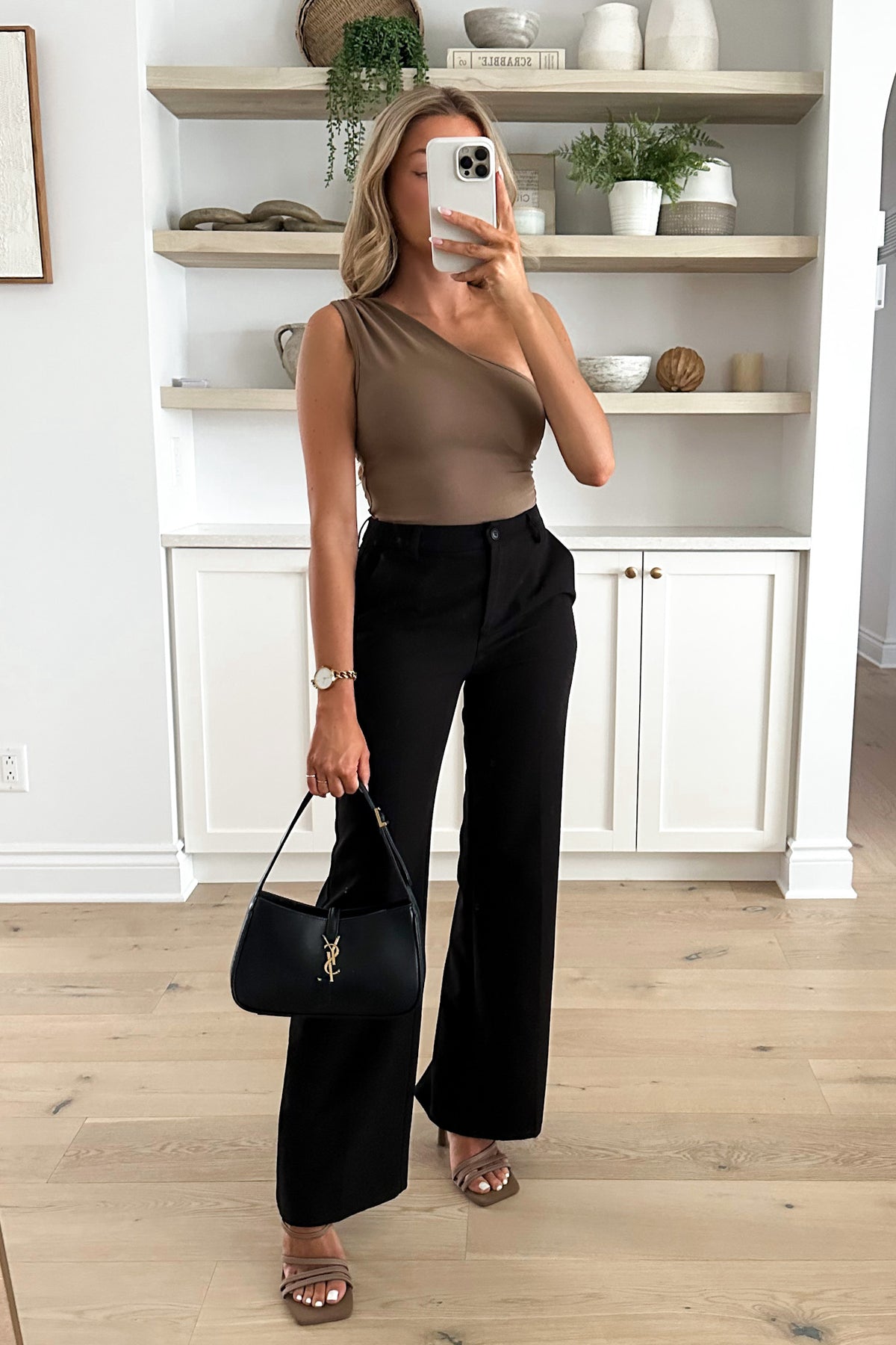 MARKLE - Taupe Crop Top
