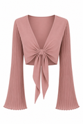 LIBBY - Old Pink Crop Top