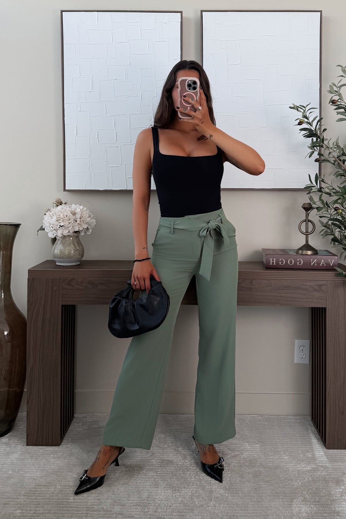 LIORE - Pantalon / Vert