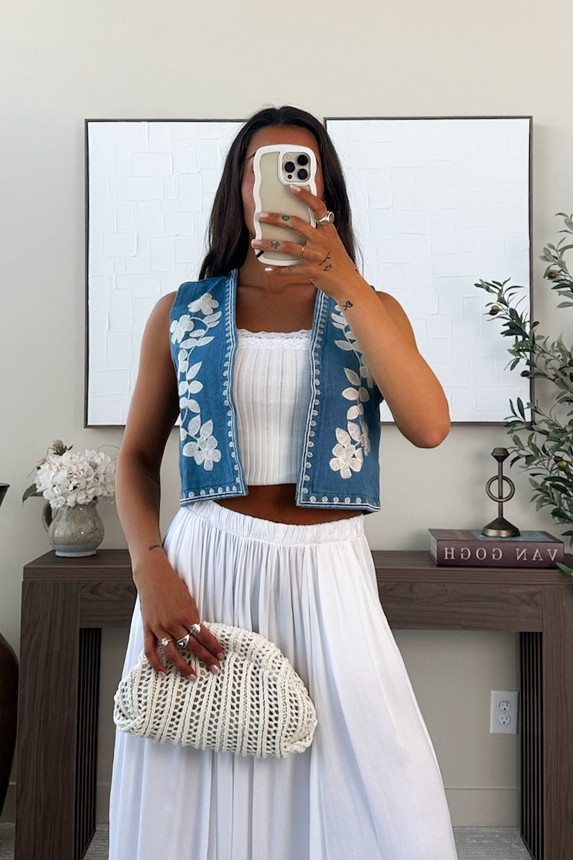 LESLÉ - Gilet / Bleu