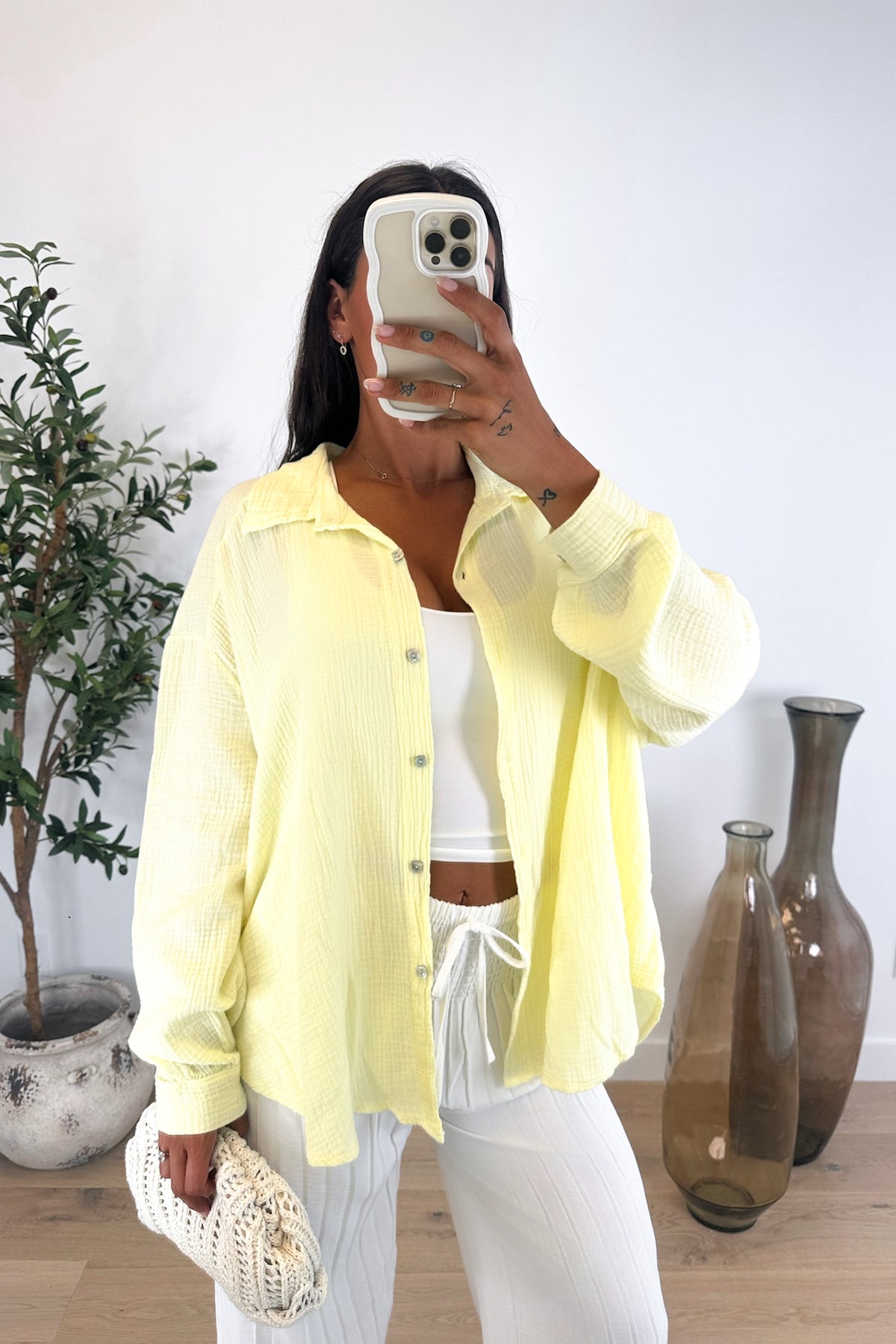 DAFY - Chemise / Jaune