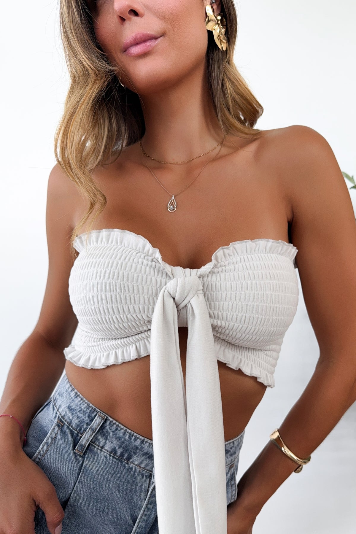 BANDO - Greige Top