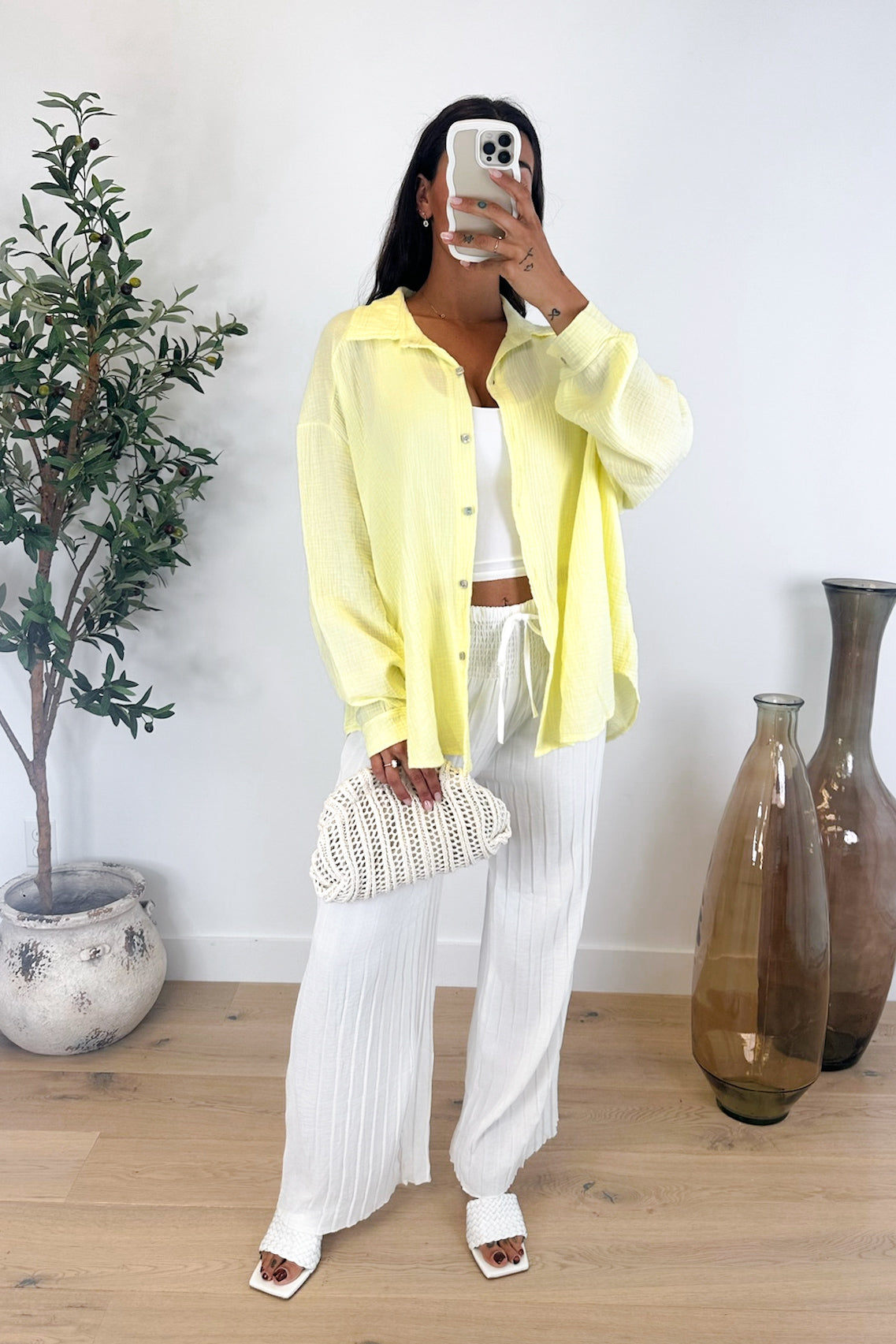 DAFY - Chemise / Jaune