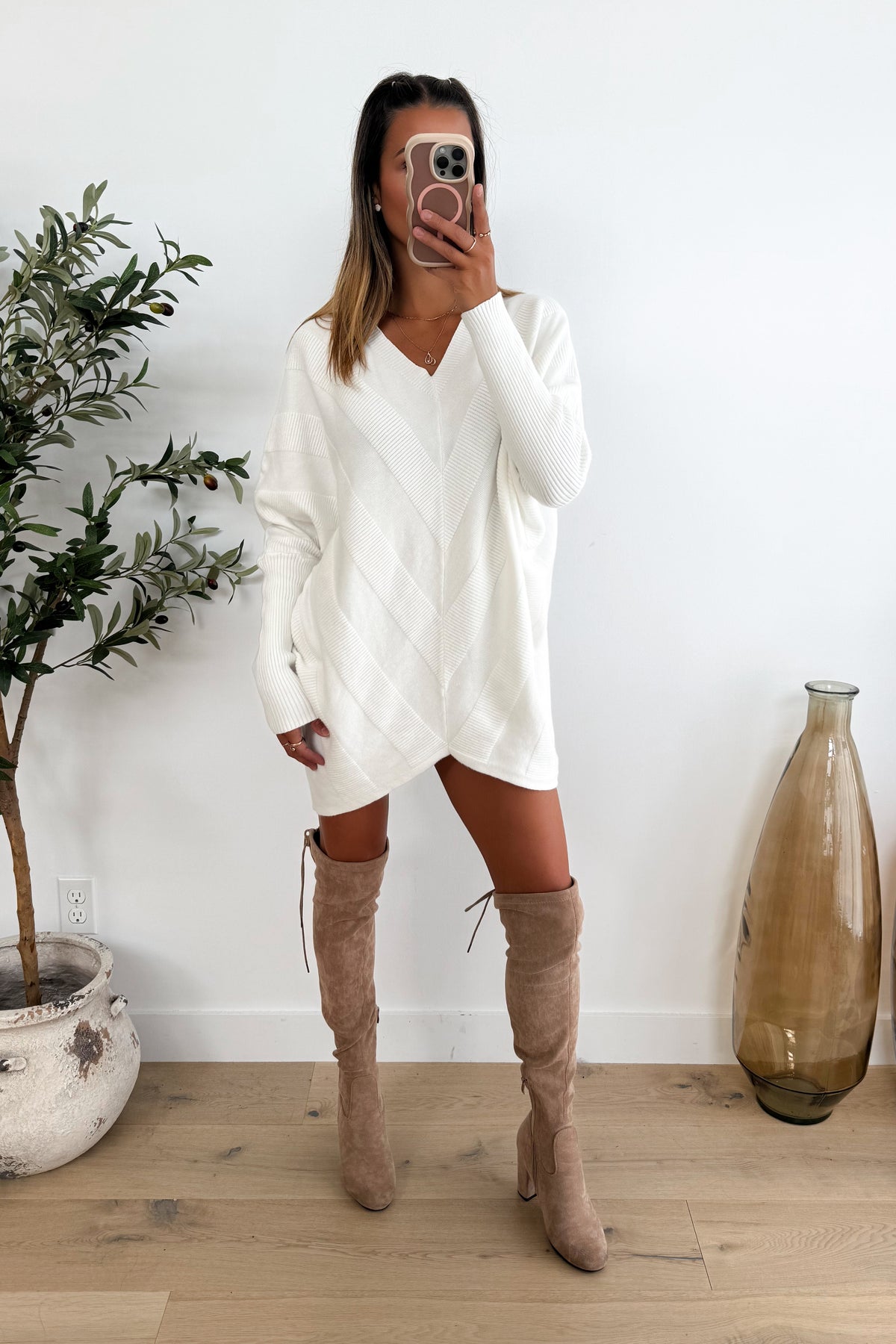 FABY - Long White Sweater