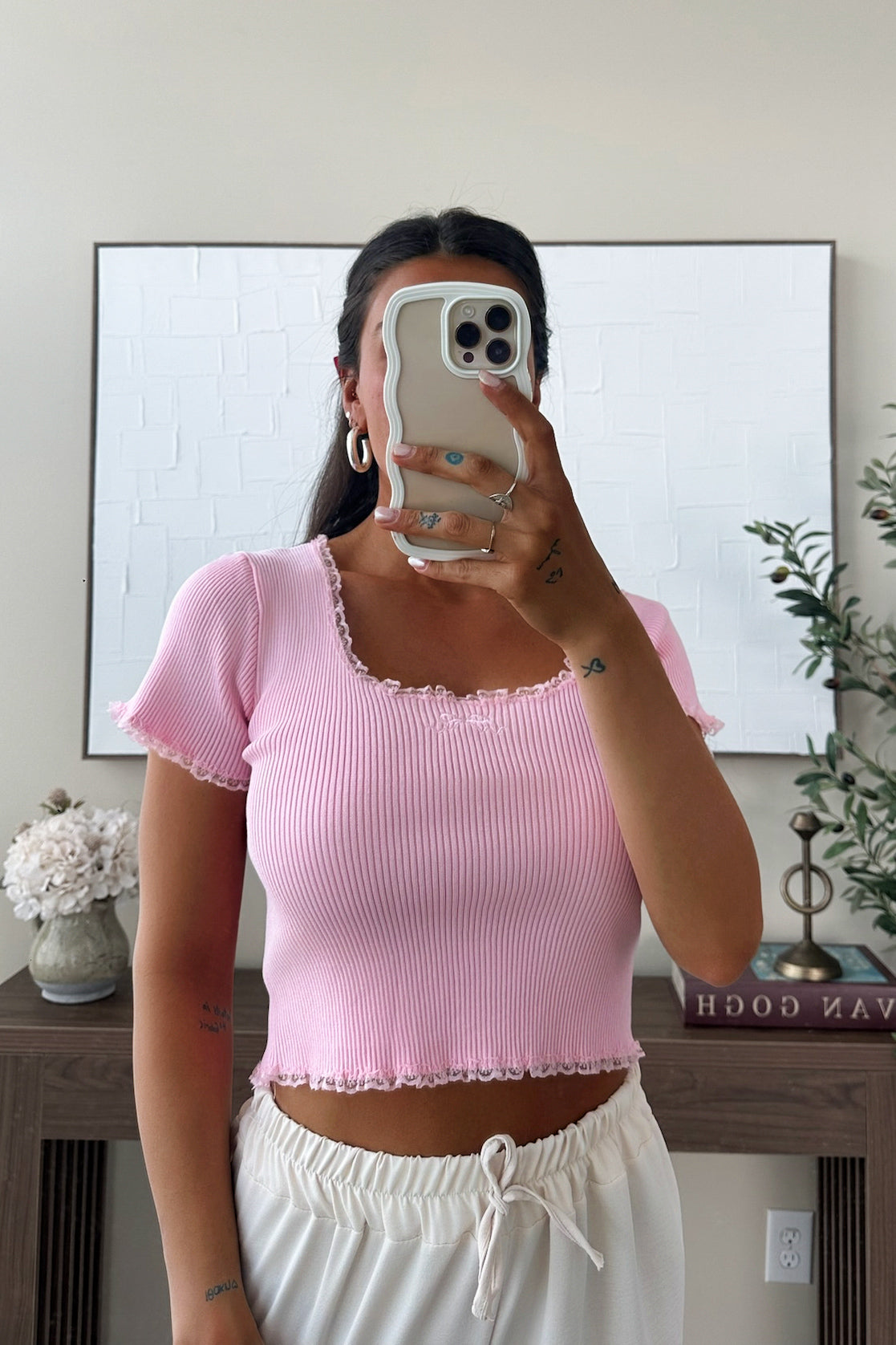 BONNIE - T-Shirt / Rose
