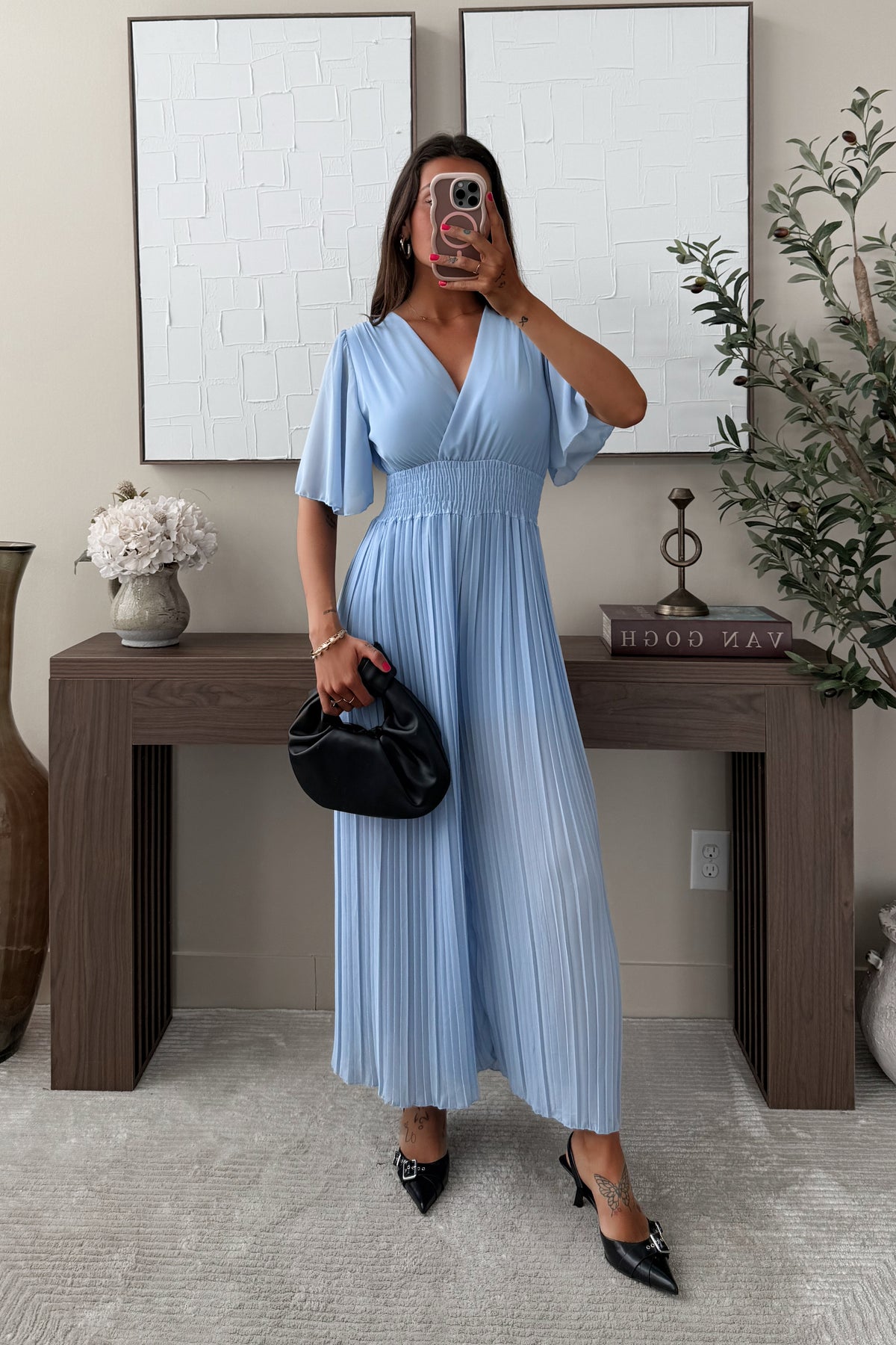 CHLORIS - Baby Blue Jumpsuit
