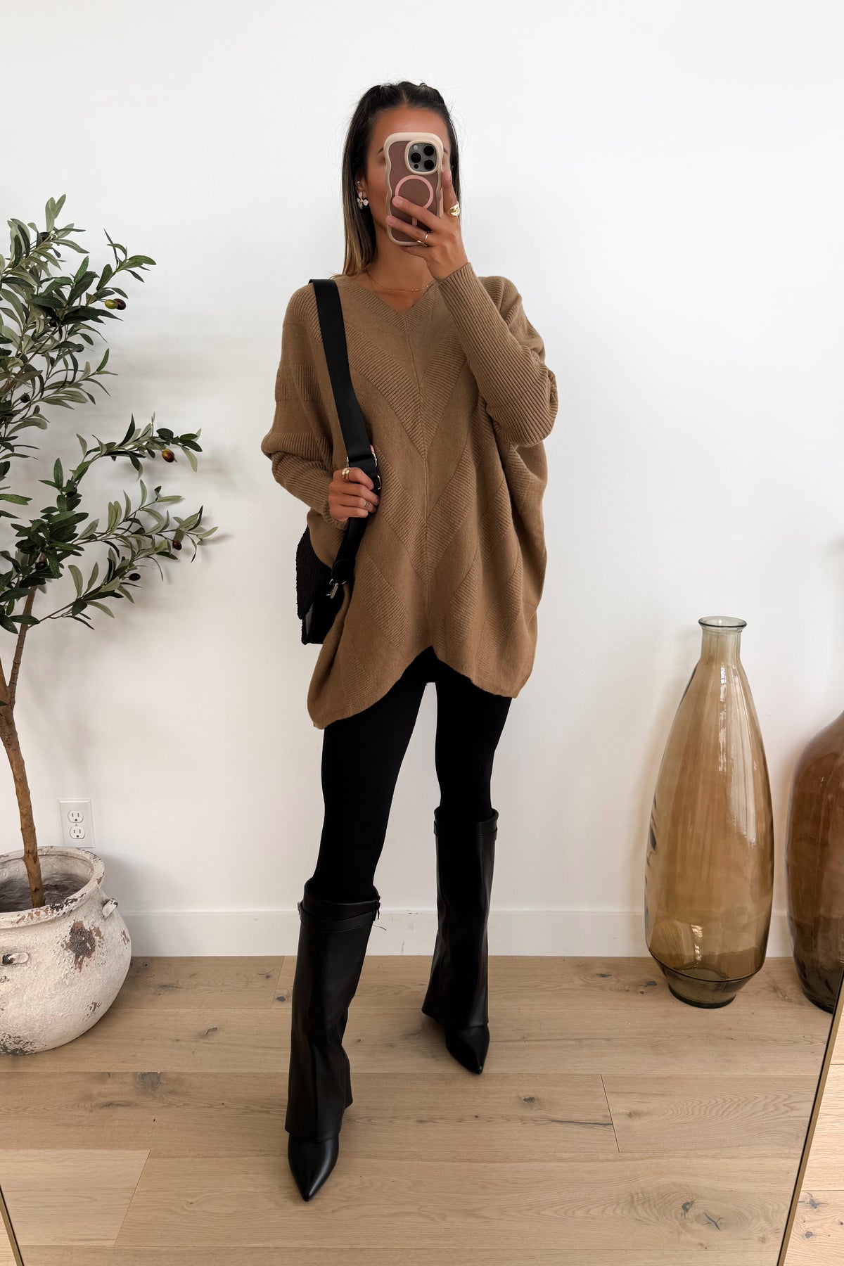FABY - Long Brown Sweater