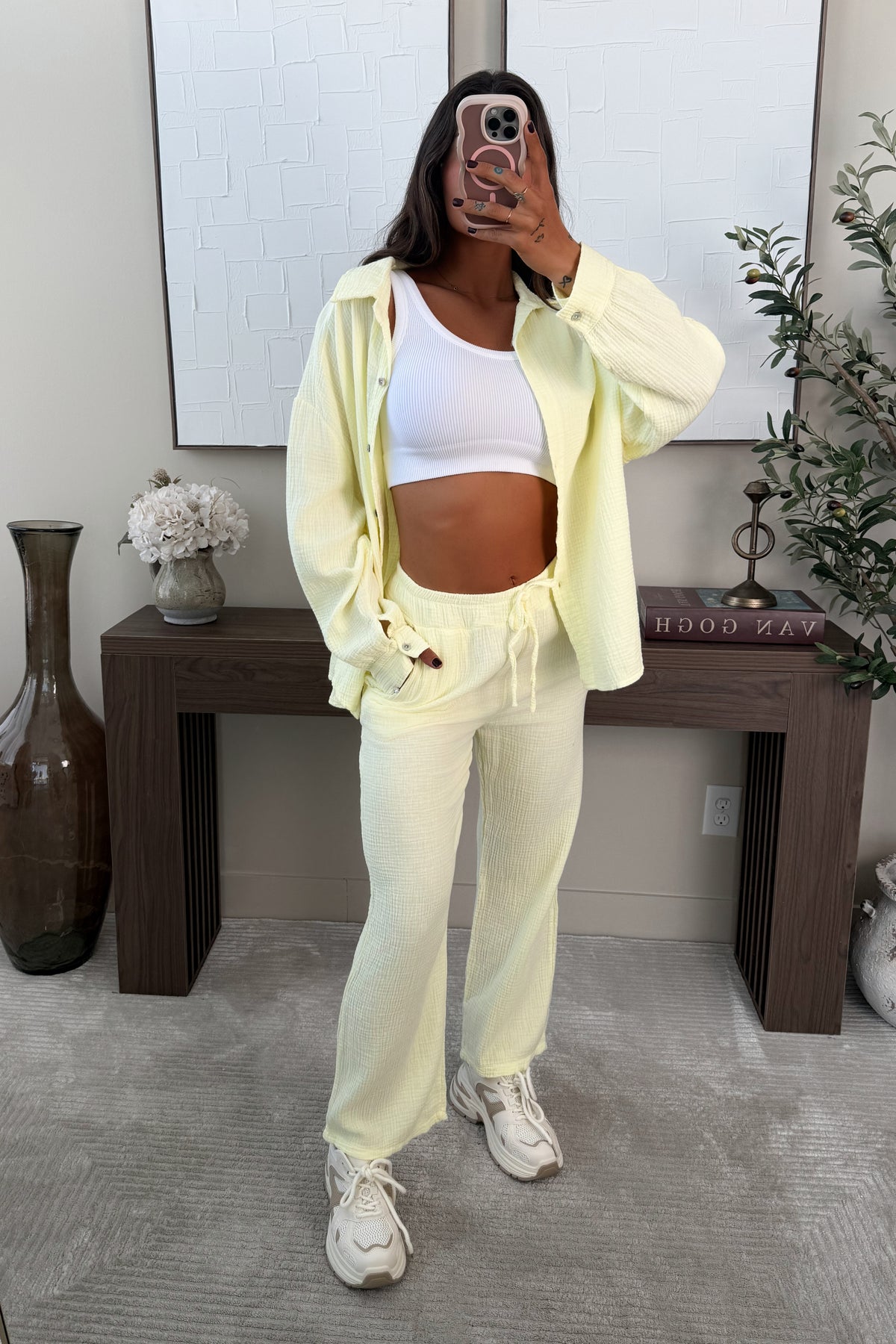 CALVI - Yellow Two-Piece Set