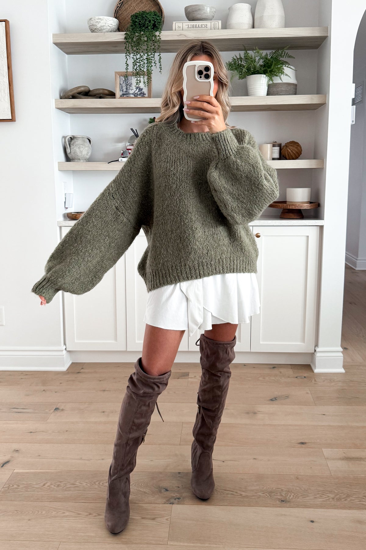 GRENADE - Sage Green Sweater