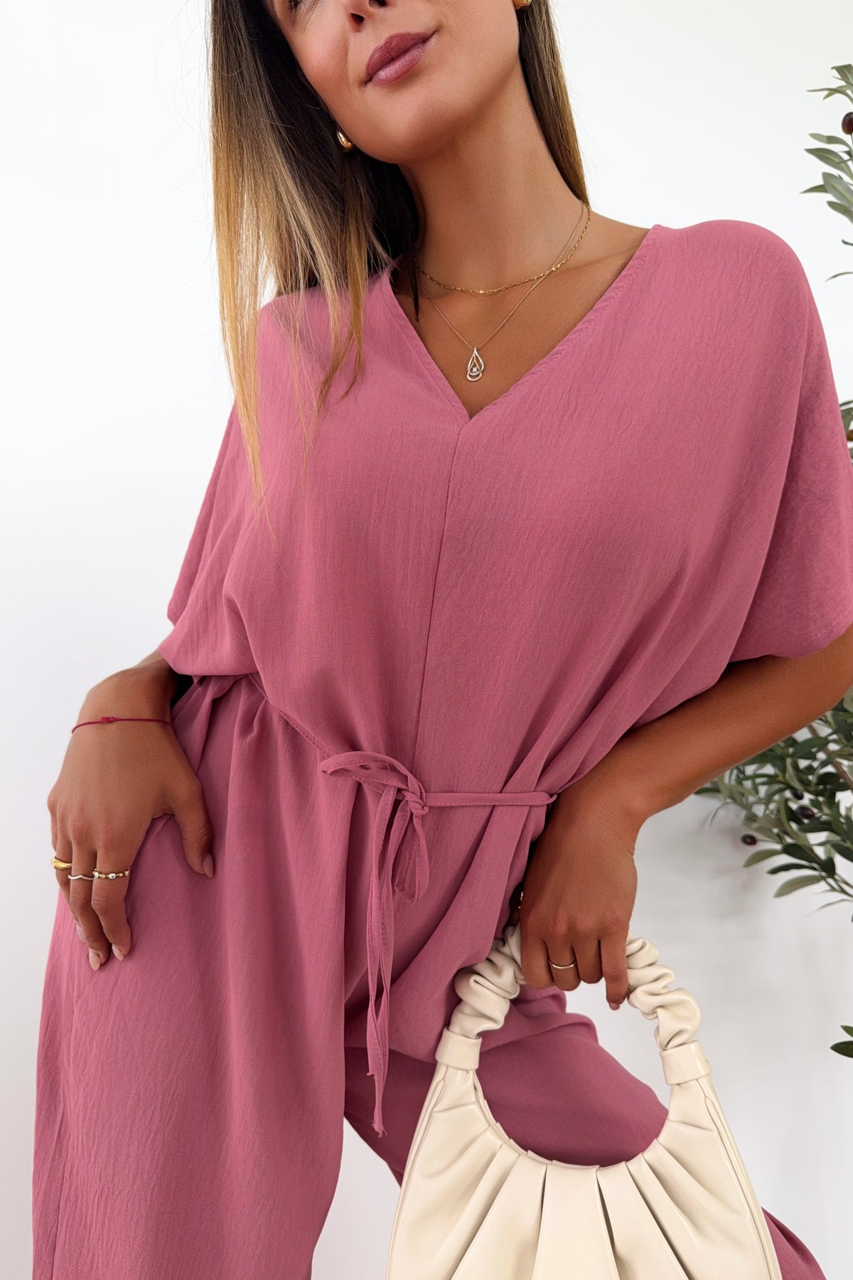 GABRIELLA - Old Pink Jumpsuit