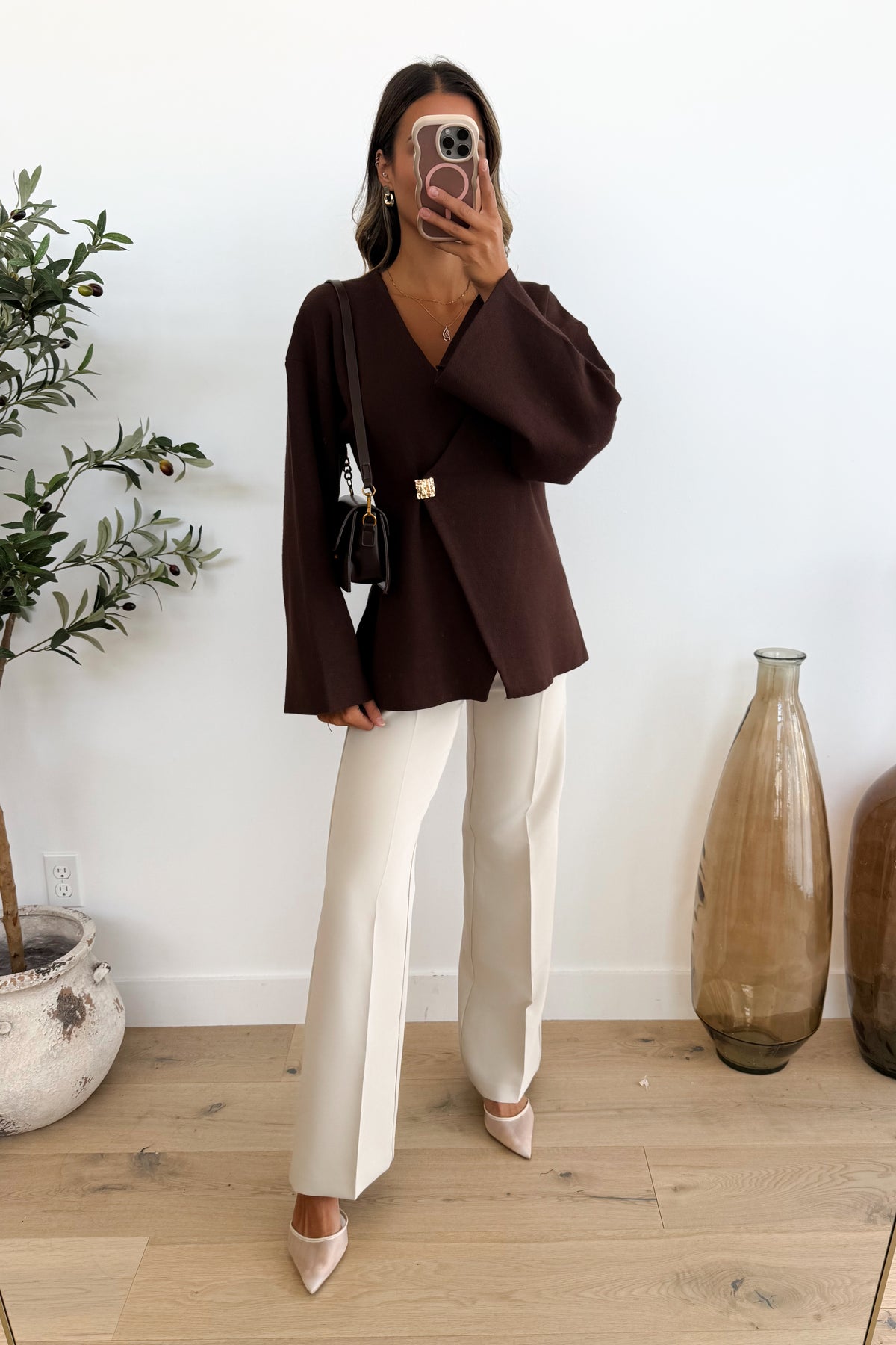 MELINDA - Brown Top