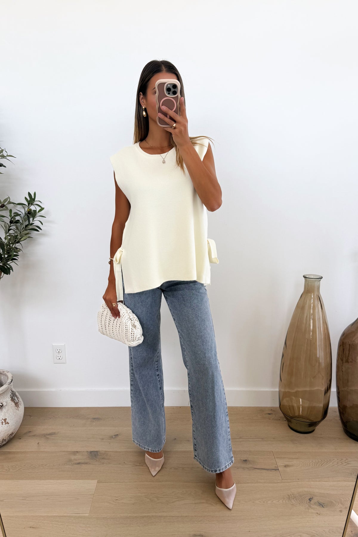 SABINE - Cream Top