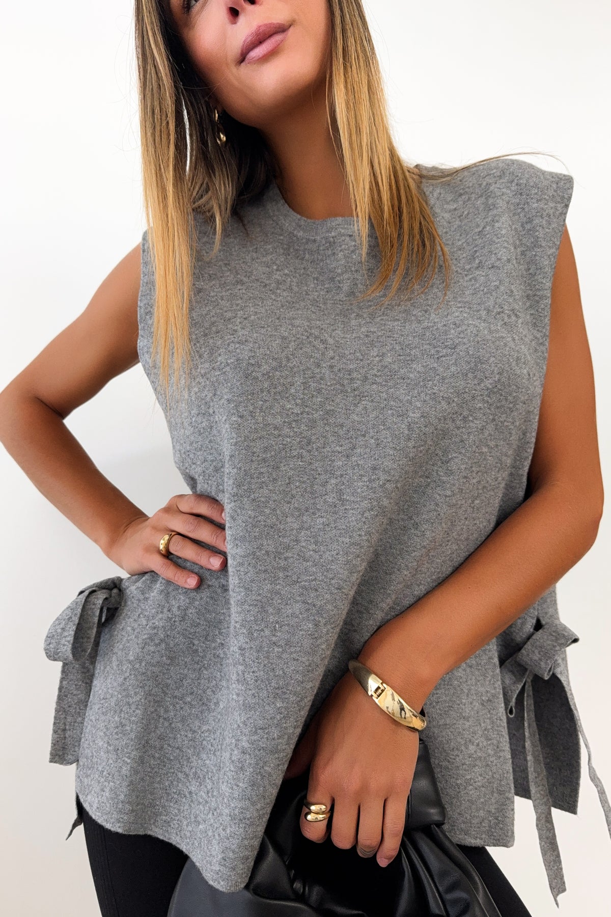 SABINE - Grey Top